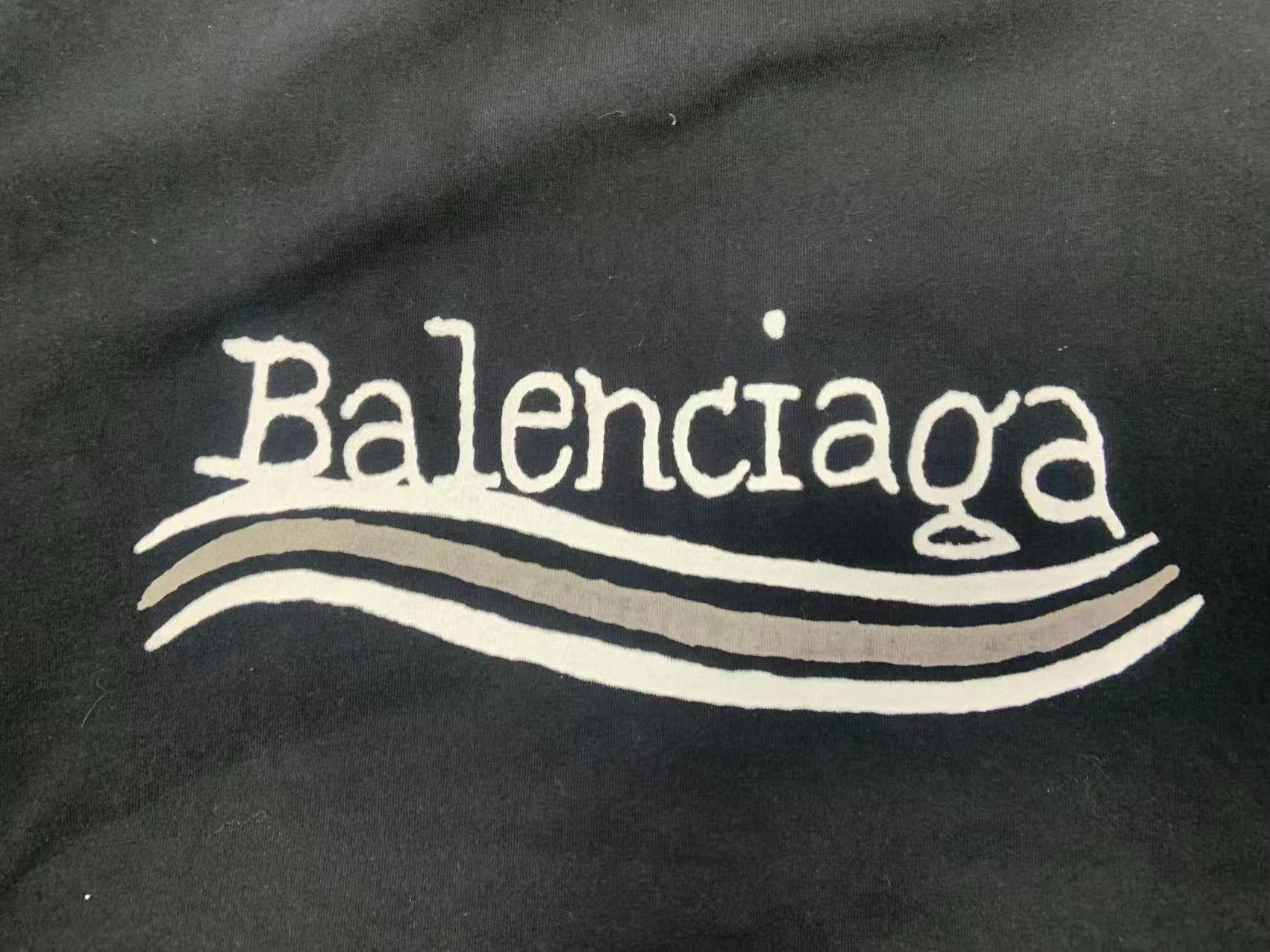Balenciaga Balenciaga Logo Print Crewneck Short Sleeve T-shirt Size XXS / US 00 / IT 34 - 3 Thumbnail