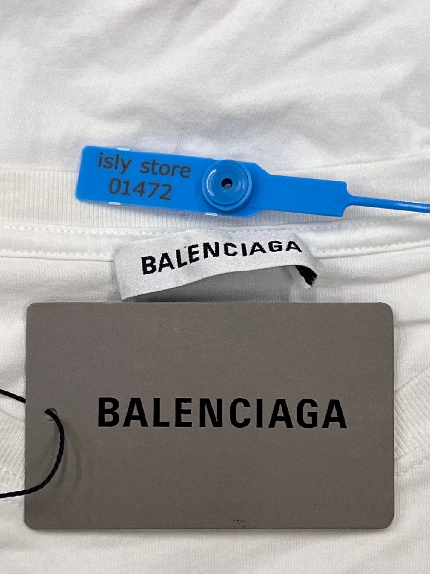 Balenciaga Balenciaga Logo Print Crewneck T-Shirt Size US S / EU 44-46 / 1 - 6 Thumbnail