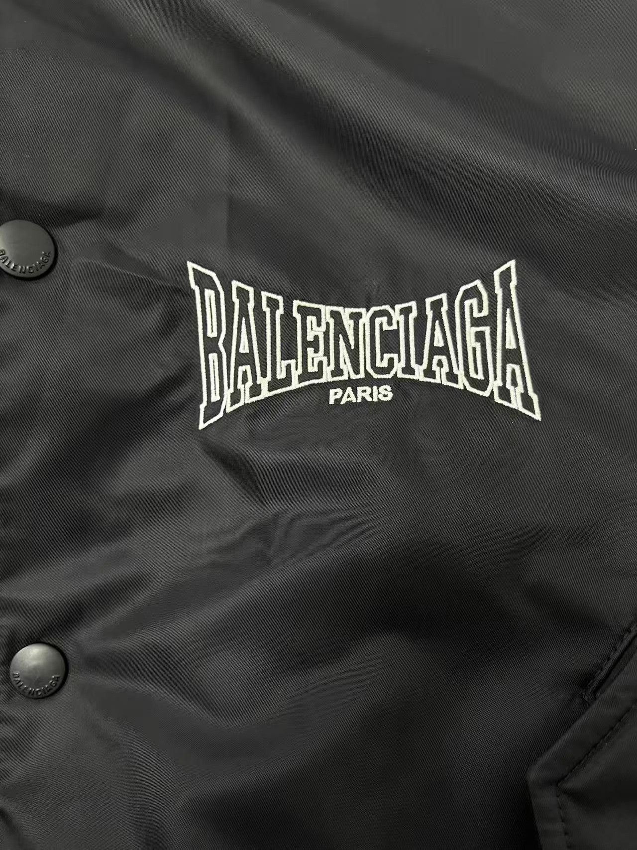Balenciaga Balenciaga Baseball Collar Drop Shoulder Jacket Size US M / EU 48-50 / 2 - 3 Thumbnail