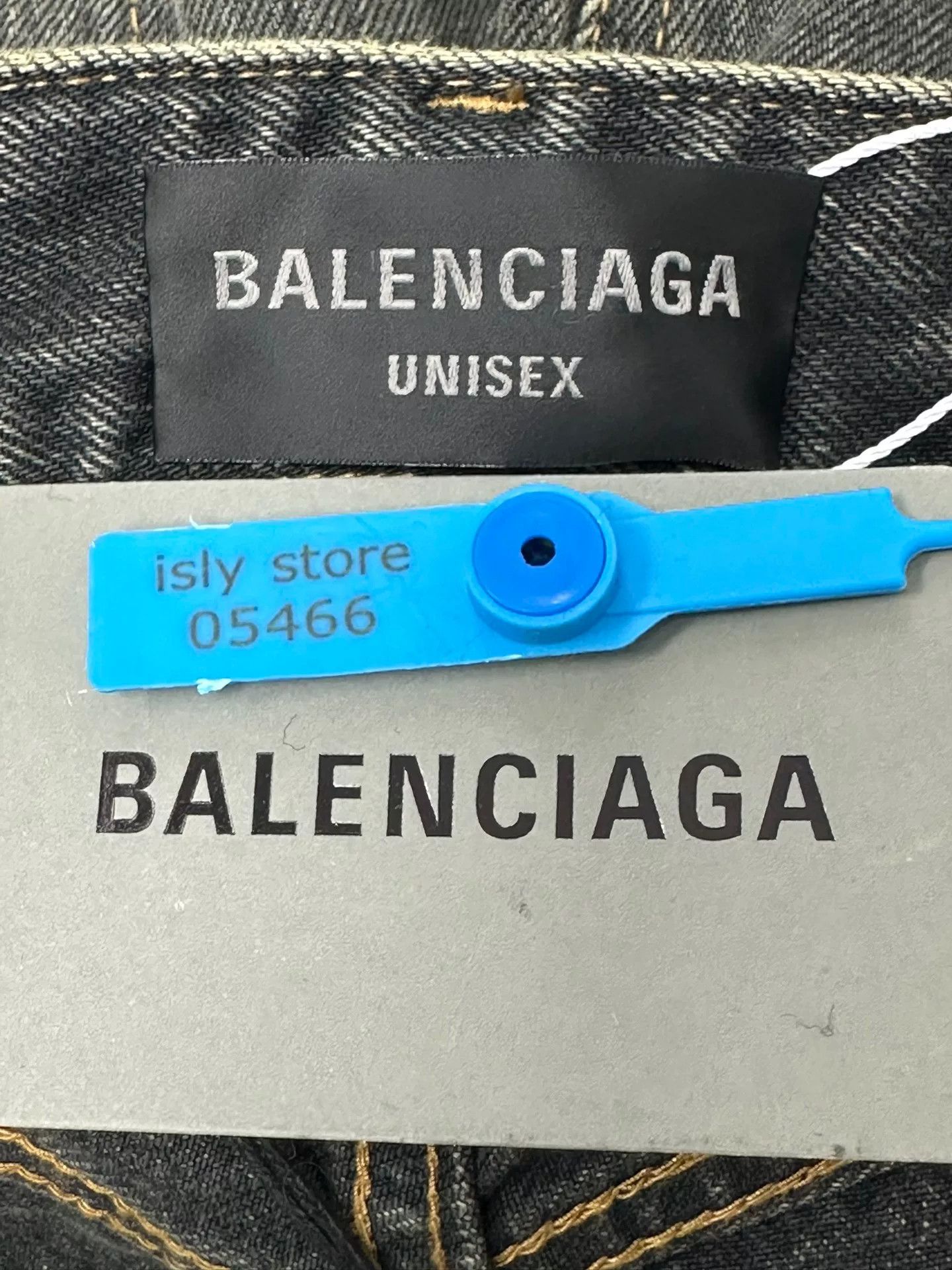 Balenciaga Balenciaga Button Oversized Jeans Size 22" - 4 Thumbnail