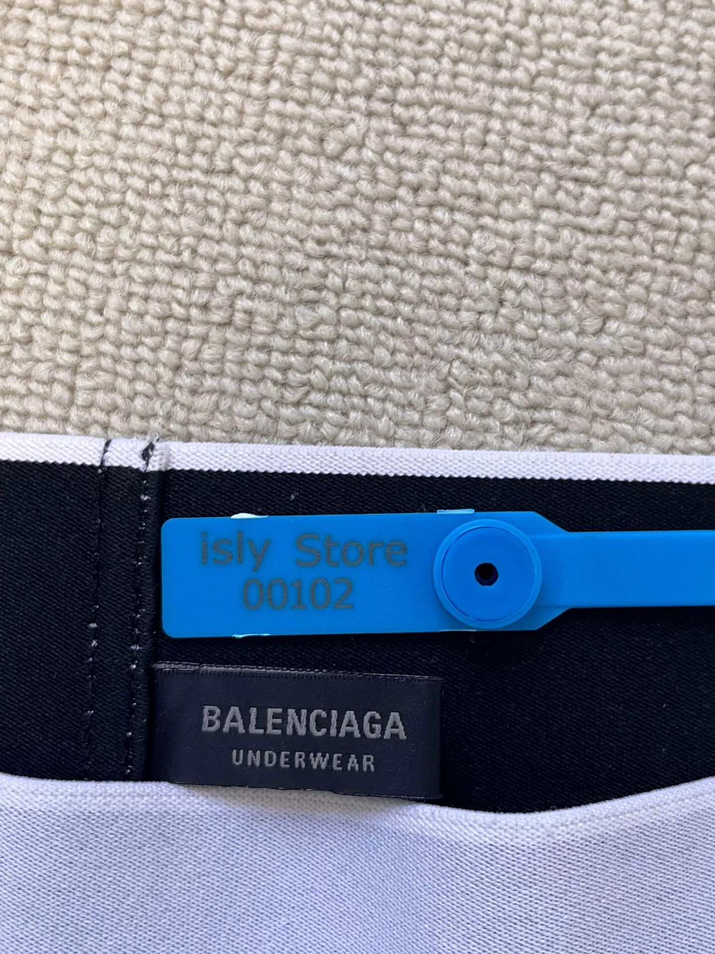Balenciaga Balenciaga Letter Jacquard High-Waist Trunks Size US 26 / EU 42 - 5 Thumbnail