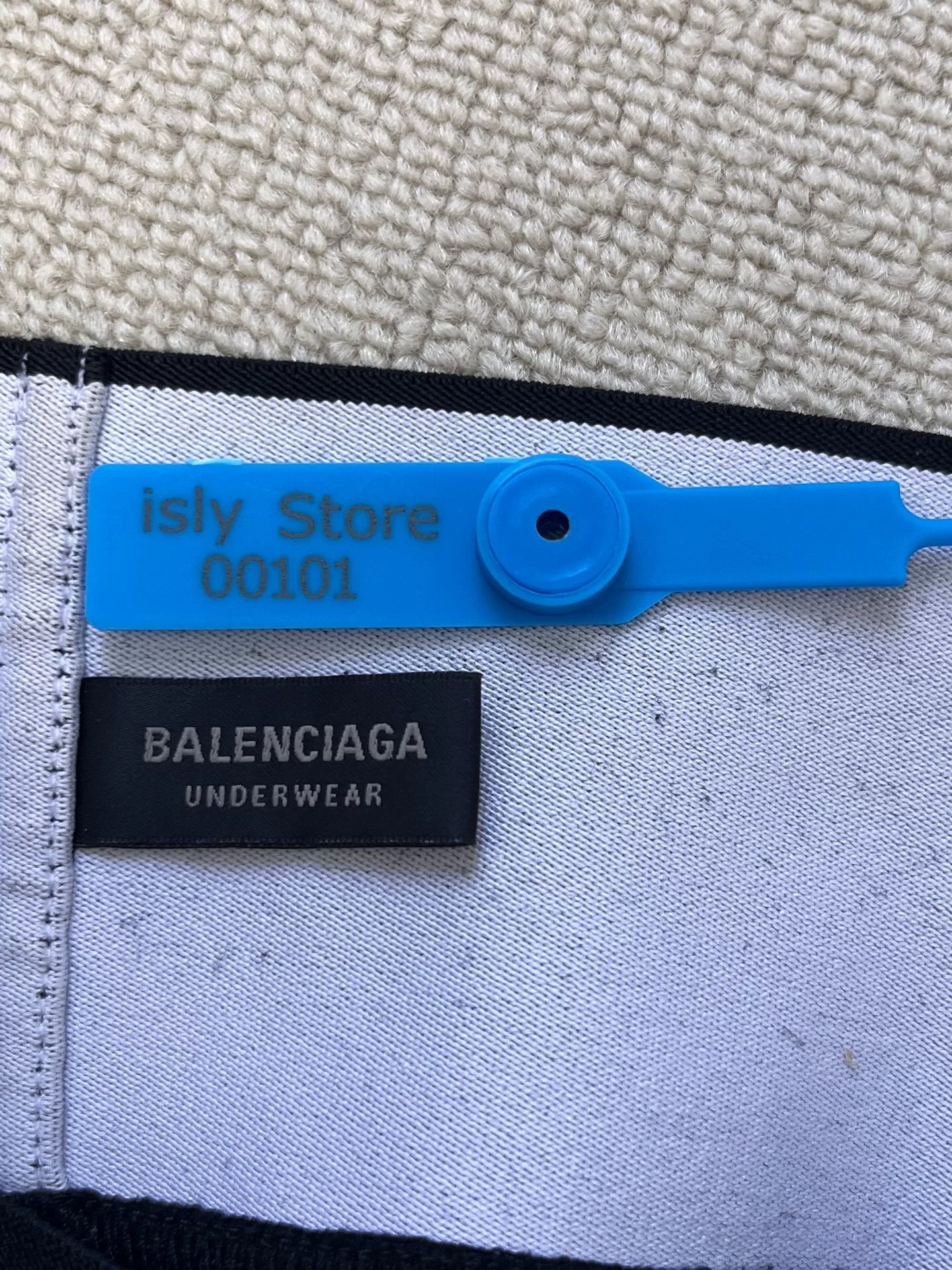 Balenciaga Balenciaga Letter Jacquard High-Waist Trunks Size US 26 / EU 42 - 4 Thumbnail
