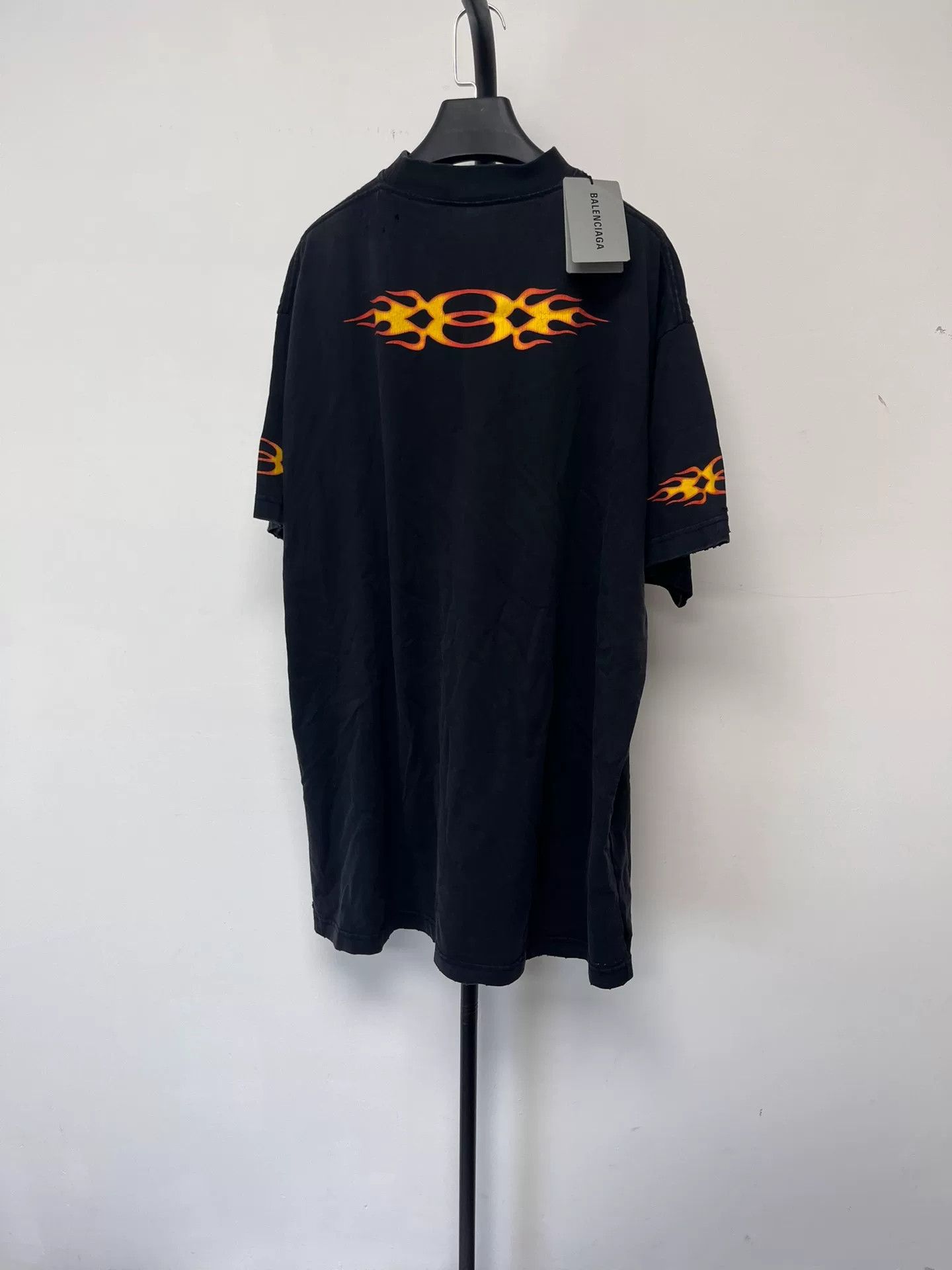 Balenciaga Balenciaga Double Ring Flame Short Sleeve Size US L / EU 52-54 / 3 - 2 Thumbnail