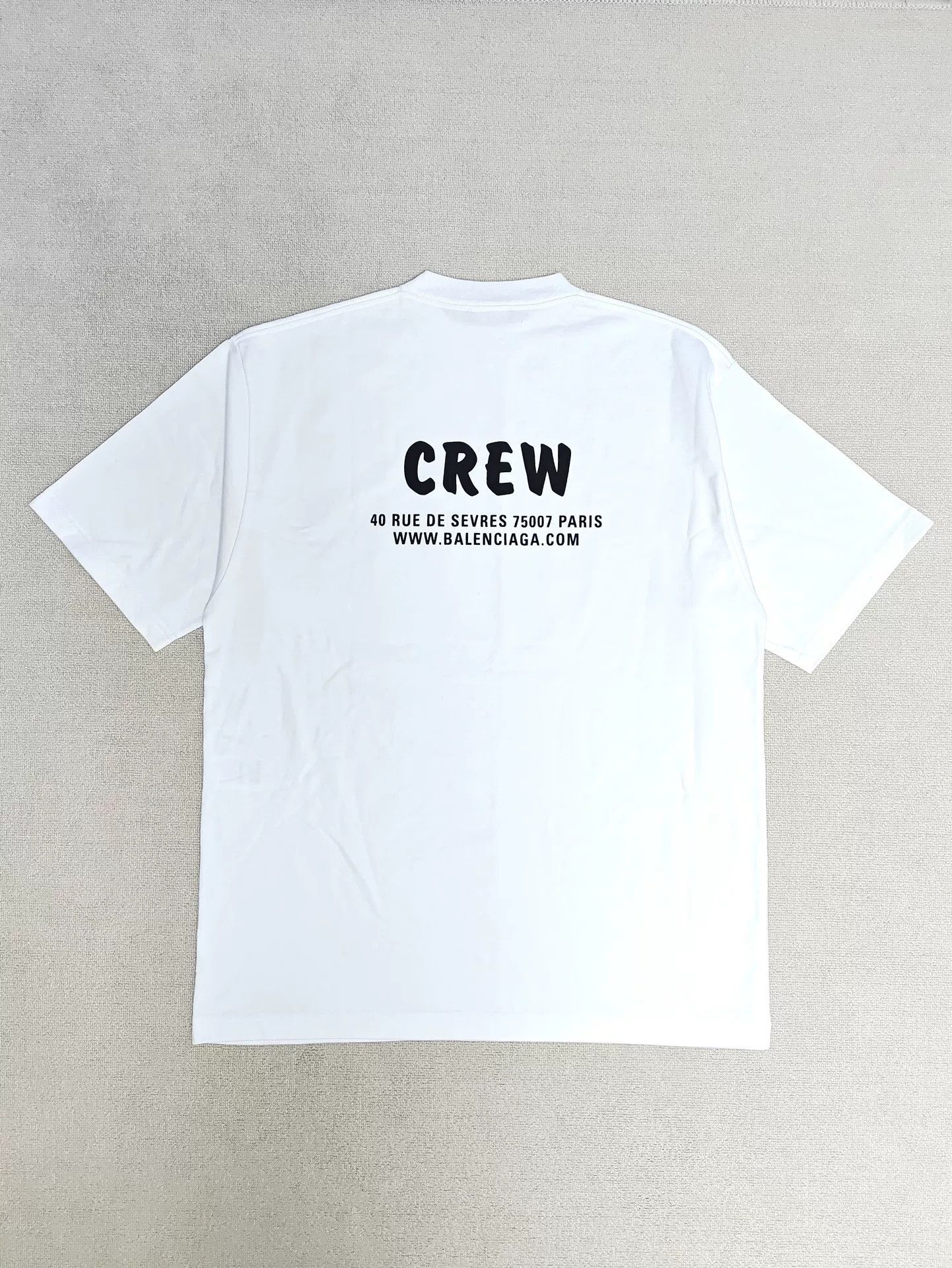 Balenciaga Balenciaga Crew Logo Short-Sleeve Tee Size XS / US 0-2 / IT 36-38 - 2 Thumbnail