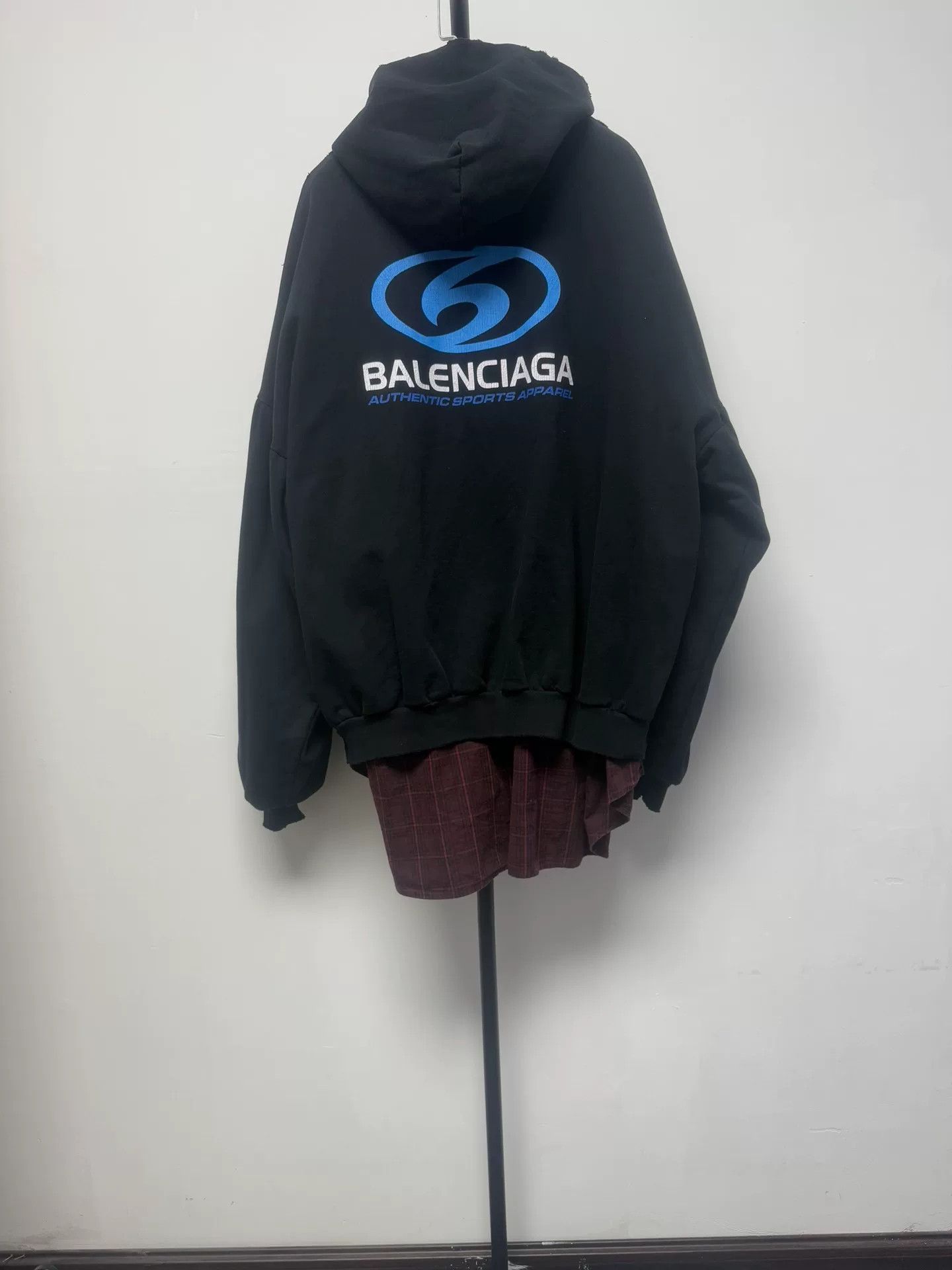 Balenciaga Balenciaga Layered Zip Hoodie Size M / US 6-8 / IT 42-44 - 2 Thumbnail