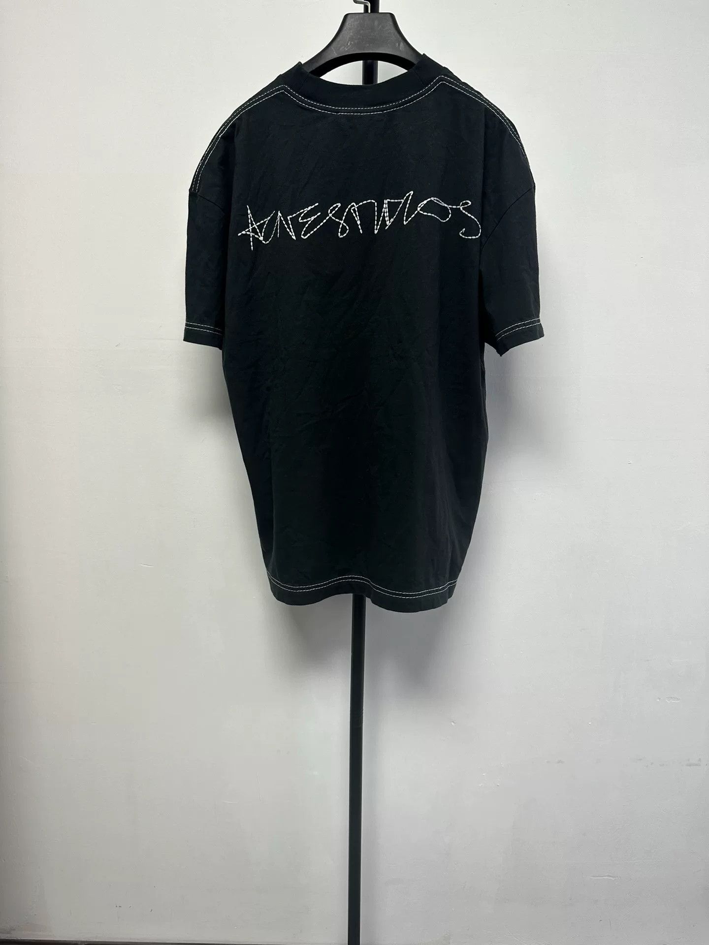 Acne Studios Acne Back Contrast Stitch Embroidered Logo T-shirt Size US S / EU 44-46 / 1 - 2 Thumbnail