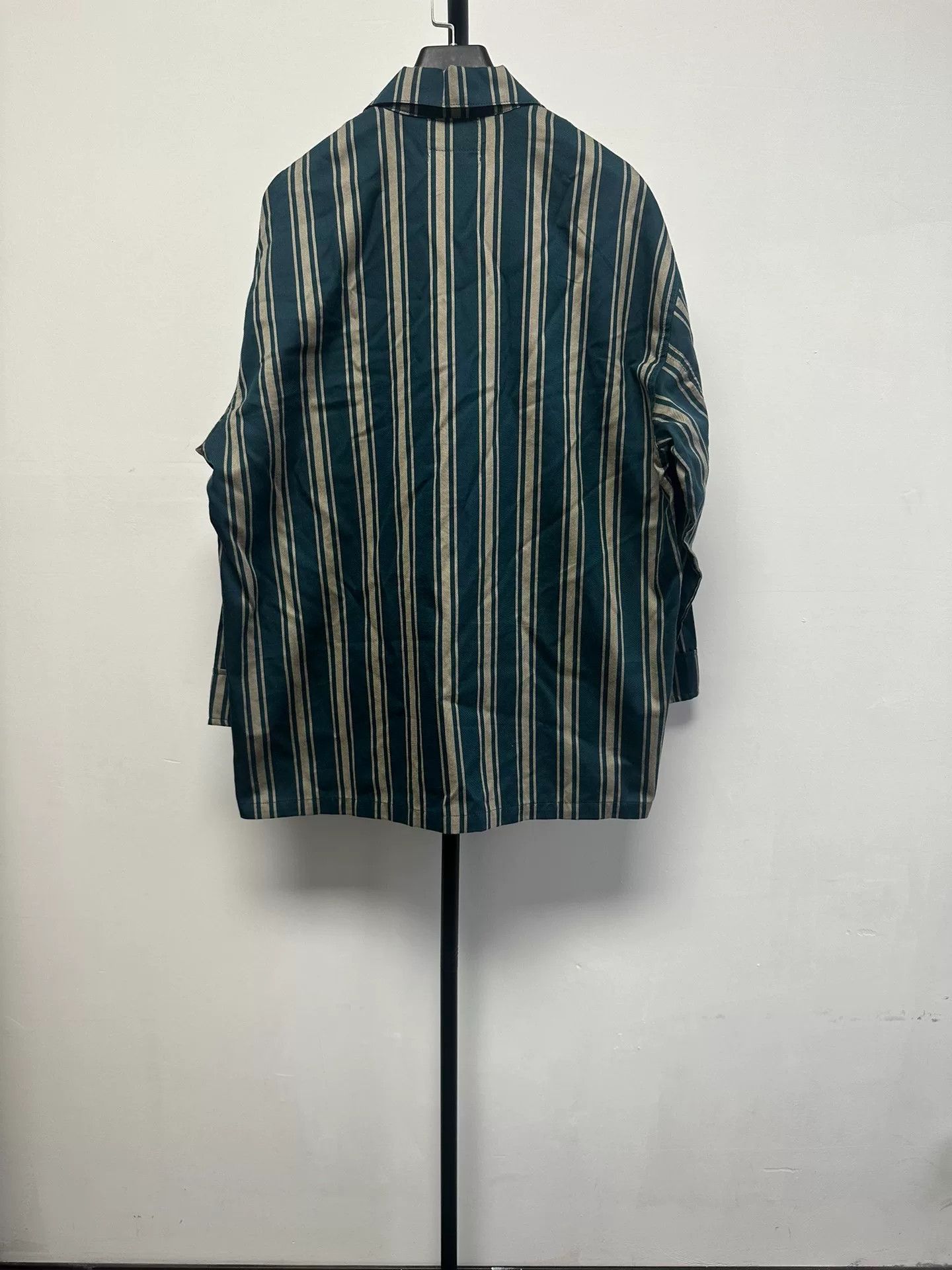 Enfants Riches Deprimes ENFANTSRICHESDEPRIMES Striped Collared Shirt Size US L / EU 52-54 / 3 - 2 Thumbnail