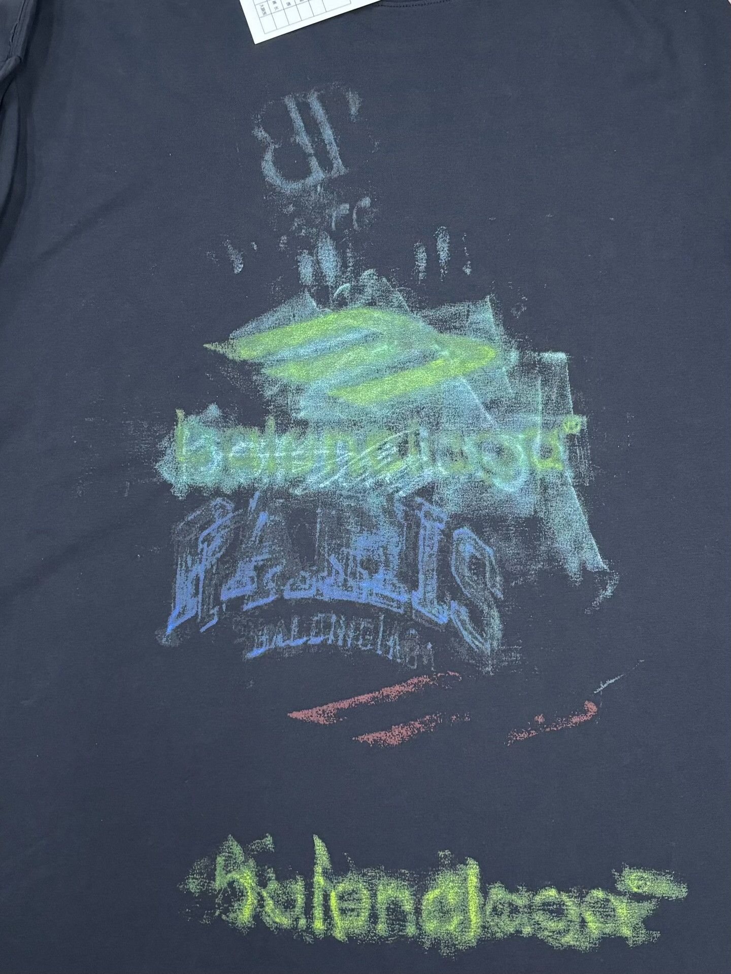 Balenciaga Balenciaga SS25 Distressed Crewneck Long-Sleeve T-Shirt Size US M / EU 48-50 / 2 - 3 Thumbnail