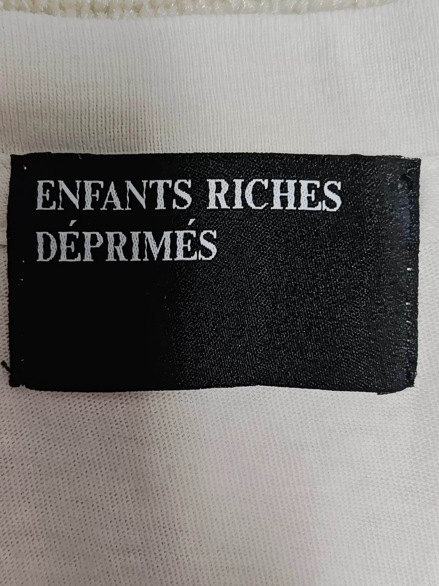 Enfants Riches Deprimes ERD 23FW White Shaving Print Short Sleeve Size US L / EU 52-54 / 3 - 5 Thumbnail