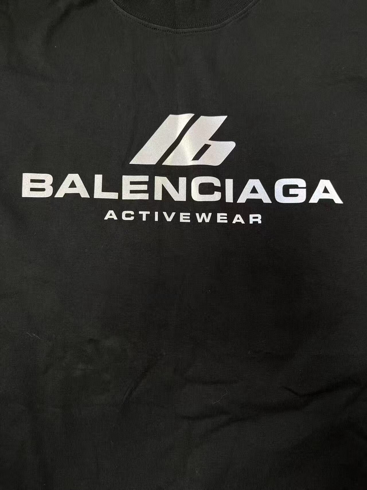 Balenciaga Balenciaga Activewear Logo Print Crewneck T-Shirt Size US S / EU 44-46 / 1 - 3 Thumbnail