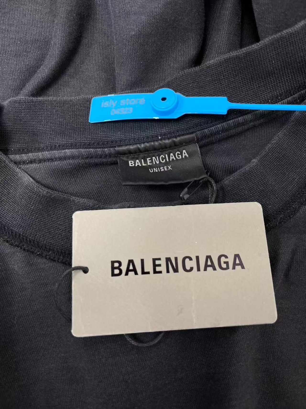 Balenciaga Balenciaga Logo Solid Short Sleeve Men's T-Shirt Size US M / EU 48-50 / 2 - 5 Thumbnail