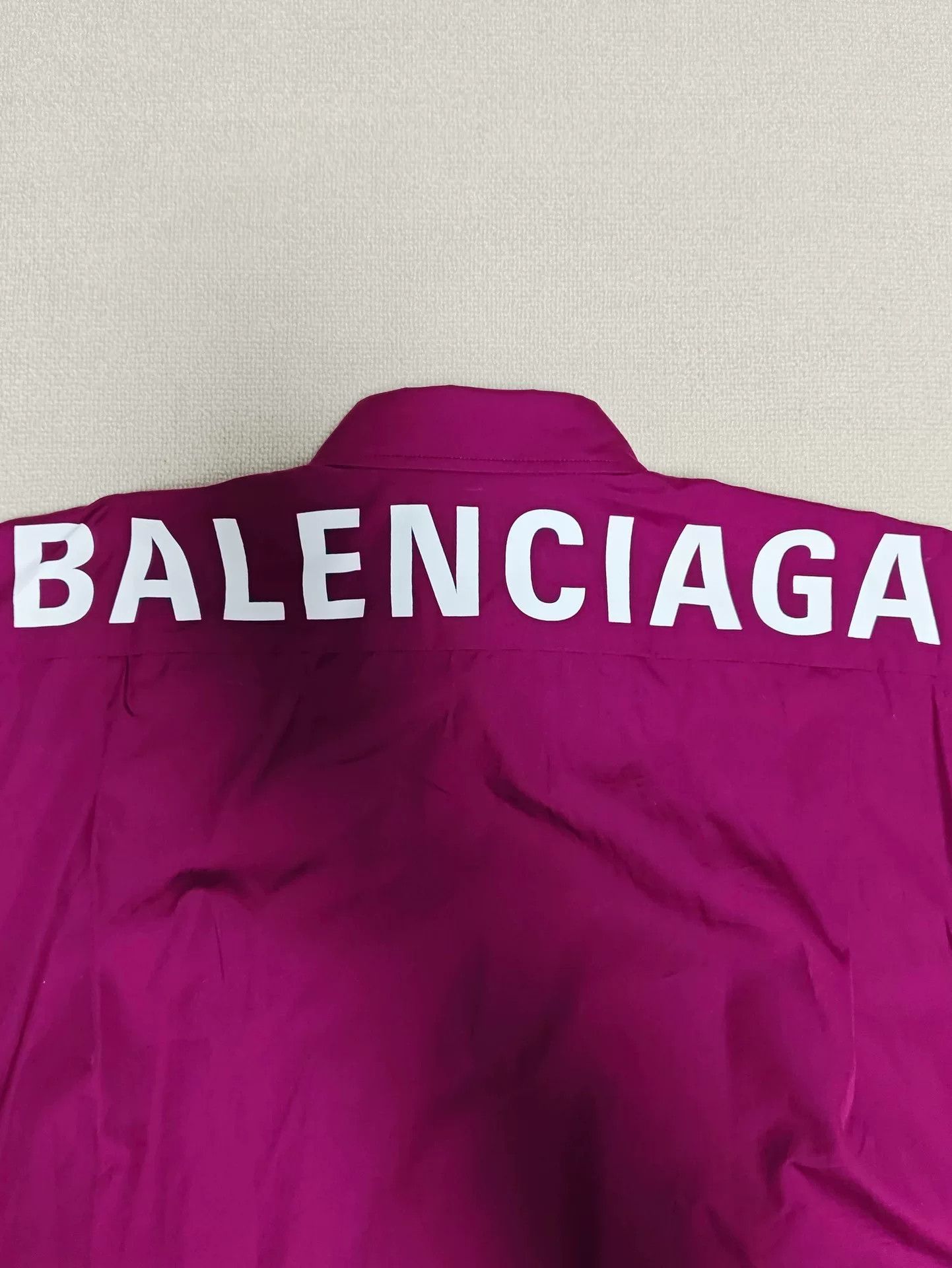 Balenciaga Balenciaga Back Logo Shirt Jacket Size XS / US 0-2 / IT 36-38 - 3 Thumbnail