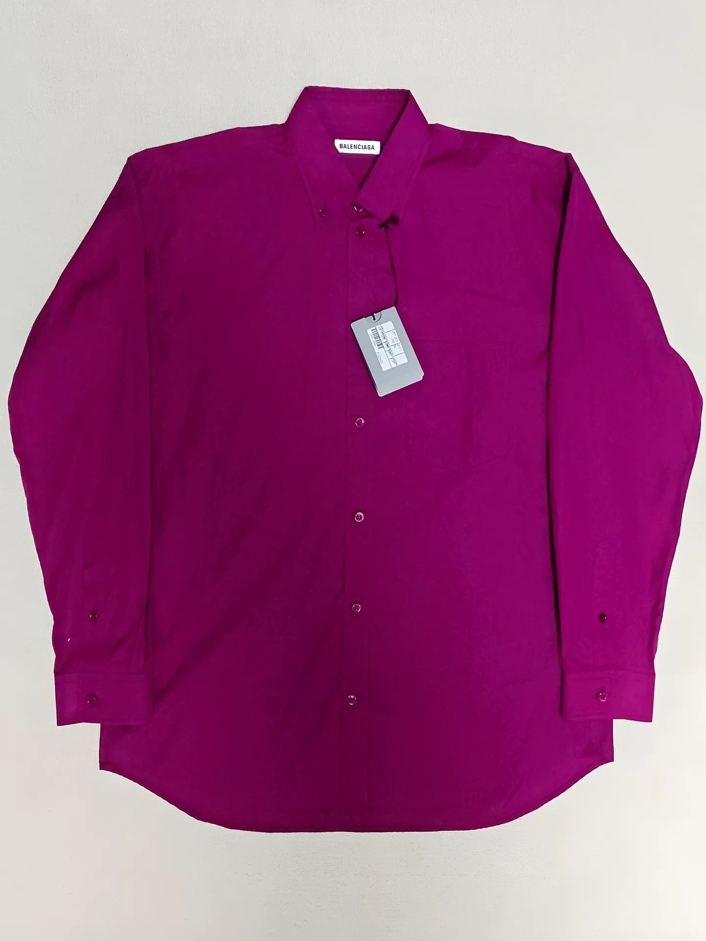 Balenciaga Balenciaga Back Logo Shirt Jacket Size XS / US 0-2 / IT 36-38 - 2 Thumbnail