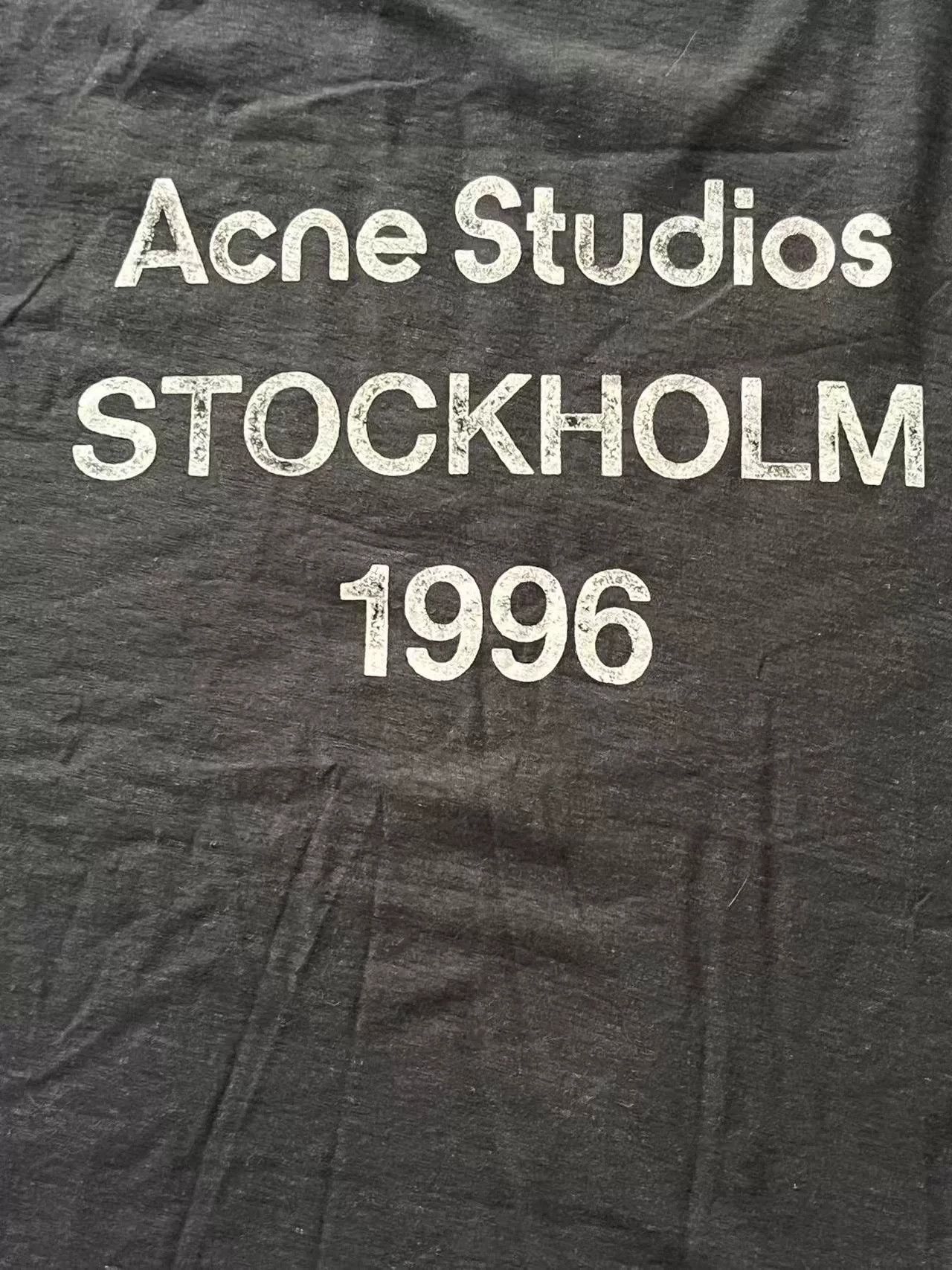 Acne Studios Acne Studios 1996 Logo Print Crewneck T-Shirt Size US XXS / EU 40 - 3 Thumbnail