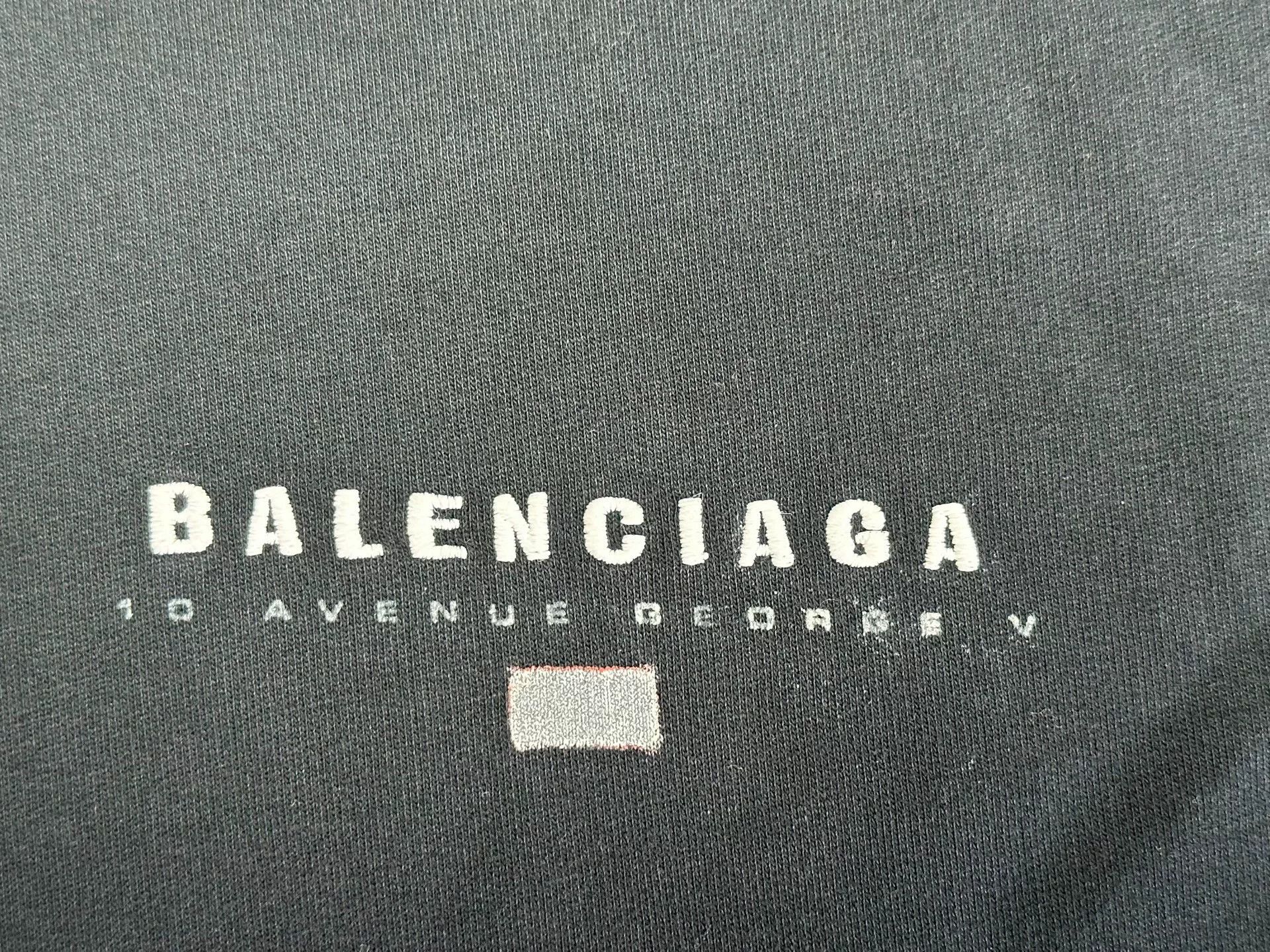 Balenciaga Balenciaga Solid Plaid Collar Long Sleeve Polo Size US M / EU 48-50 / 2 - 3 Thumbnail