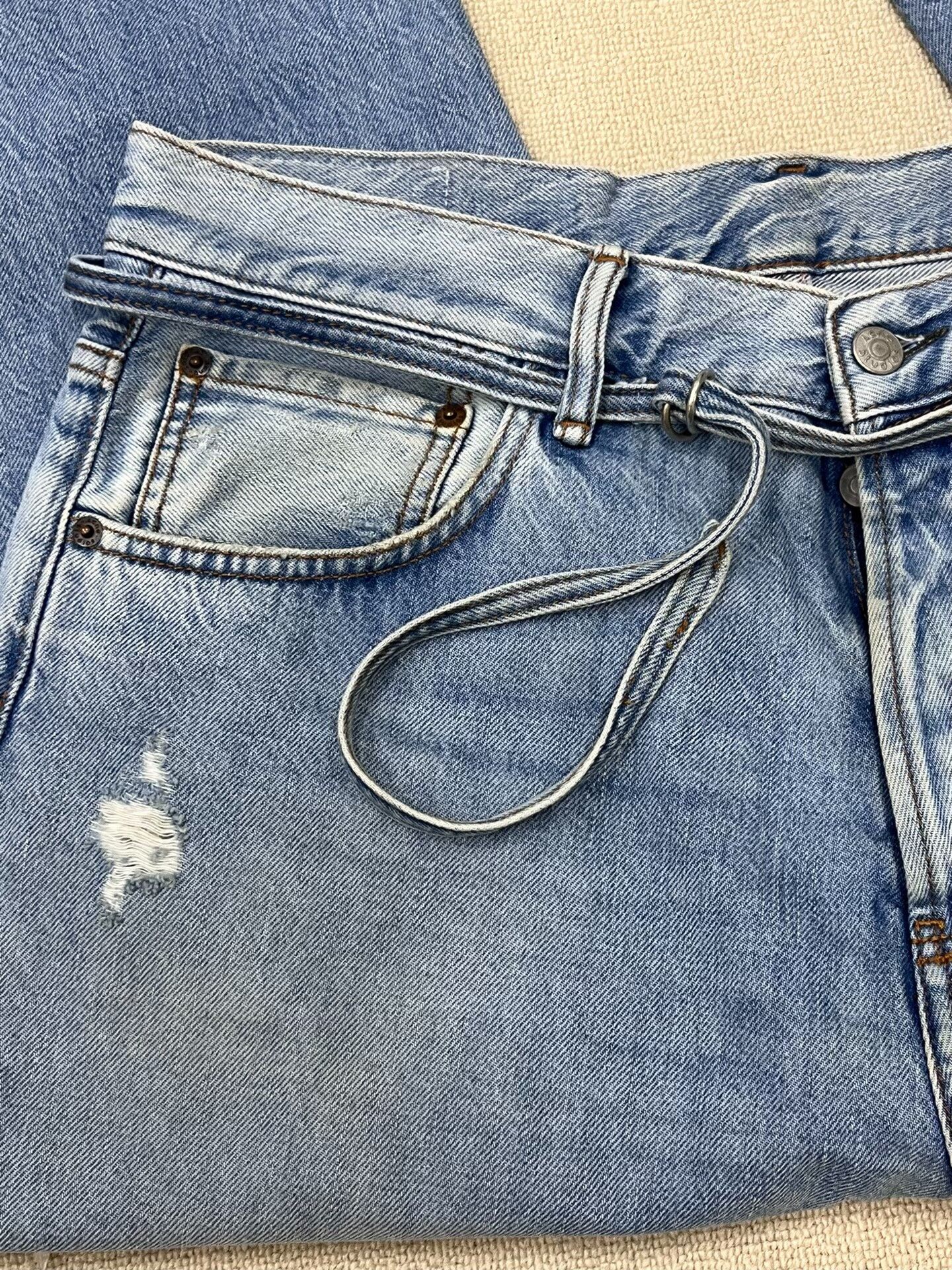Acne Studios Acne Studios 1991 Loose Straight-Leg Jeans Size US 32 / EU 48 - 3 Thumbnail