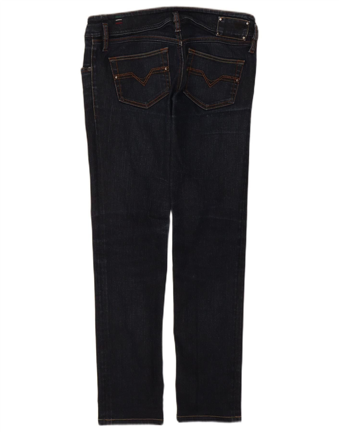 Diesel Womens Matic Slim Jeans W29 L29 Navy Blue Cotton Size 42" / US 20 - 3 Thumbnail