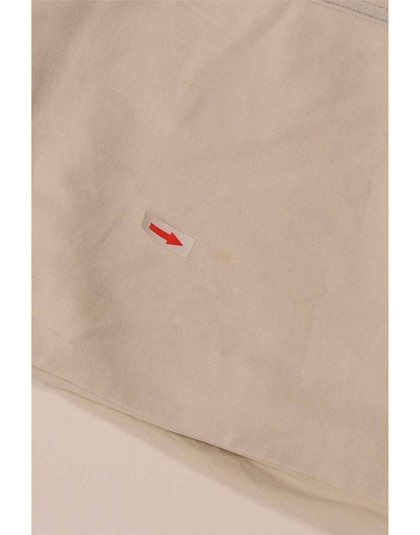 Diesel Womens Maxi Denim Skirt W24 XS Off White Cotton Size 42" / US 20 - 4 Thumbnail
