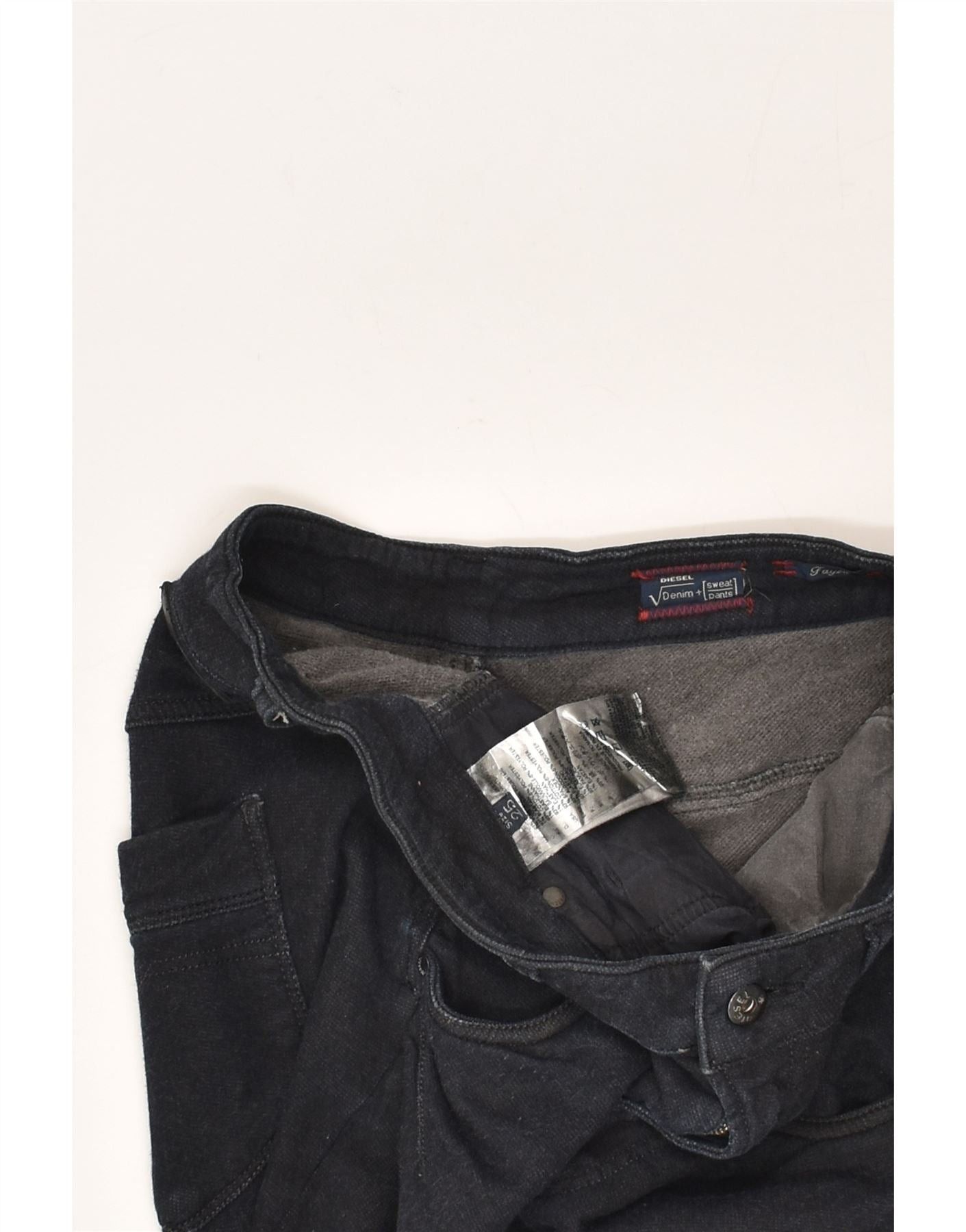 Diesel Womens Skinny Jeans W25 L26 Black Cotton Size 42" / US 20 - 3 Thumbnail
