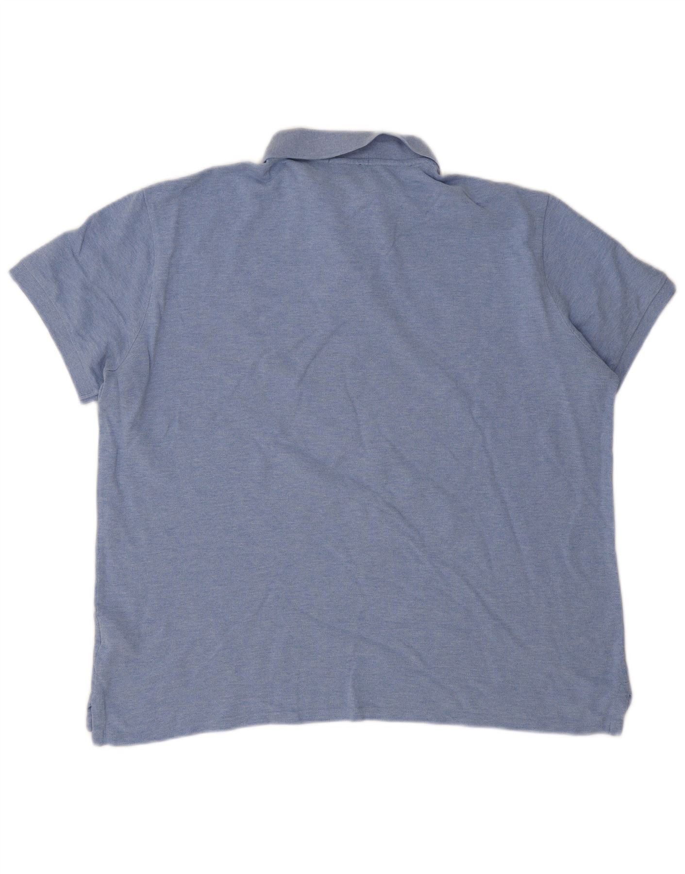Polo Ralph Lauren Mens Custom Slim Fit Polo Shirt XL Blue Cotton Size US L / EU 52-54 / 3 - 2 Thumbnail