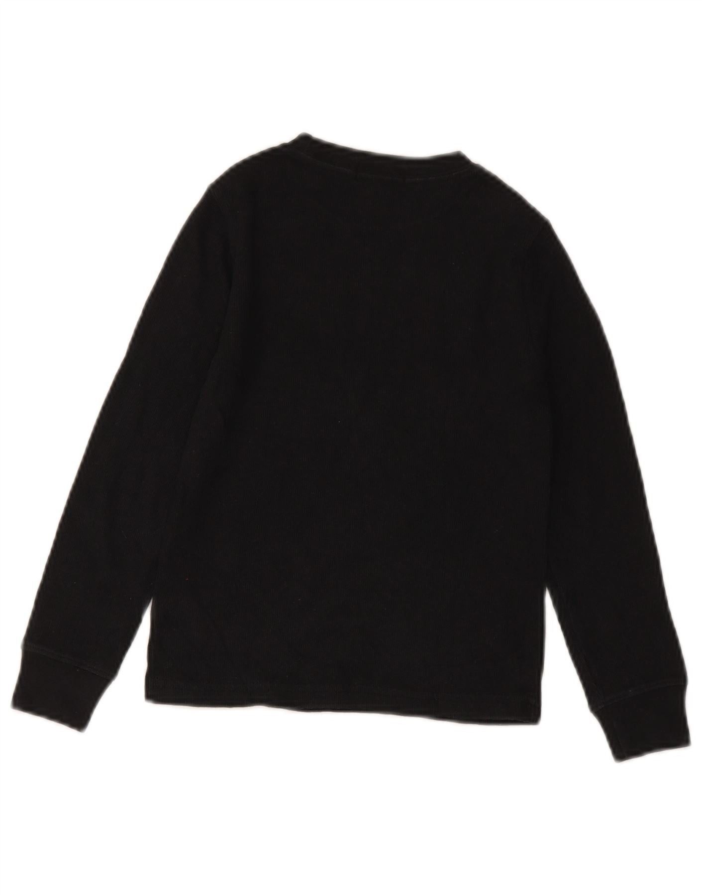 Polo Ralph Lauren Boys Crew Neck Jumper Sweater 4-5 Years Black Cotton Size XS / US 0-2 / IT 36-38 - 2 Thumbnail