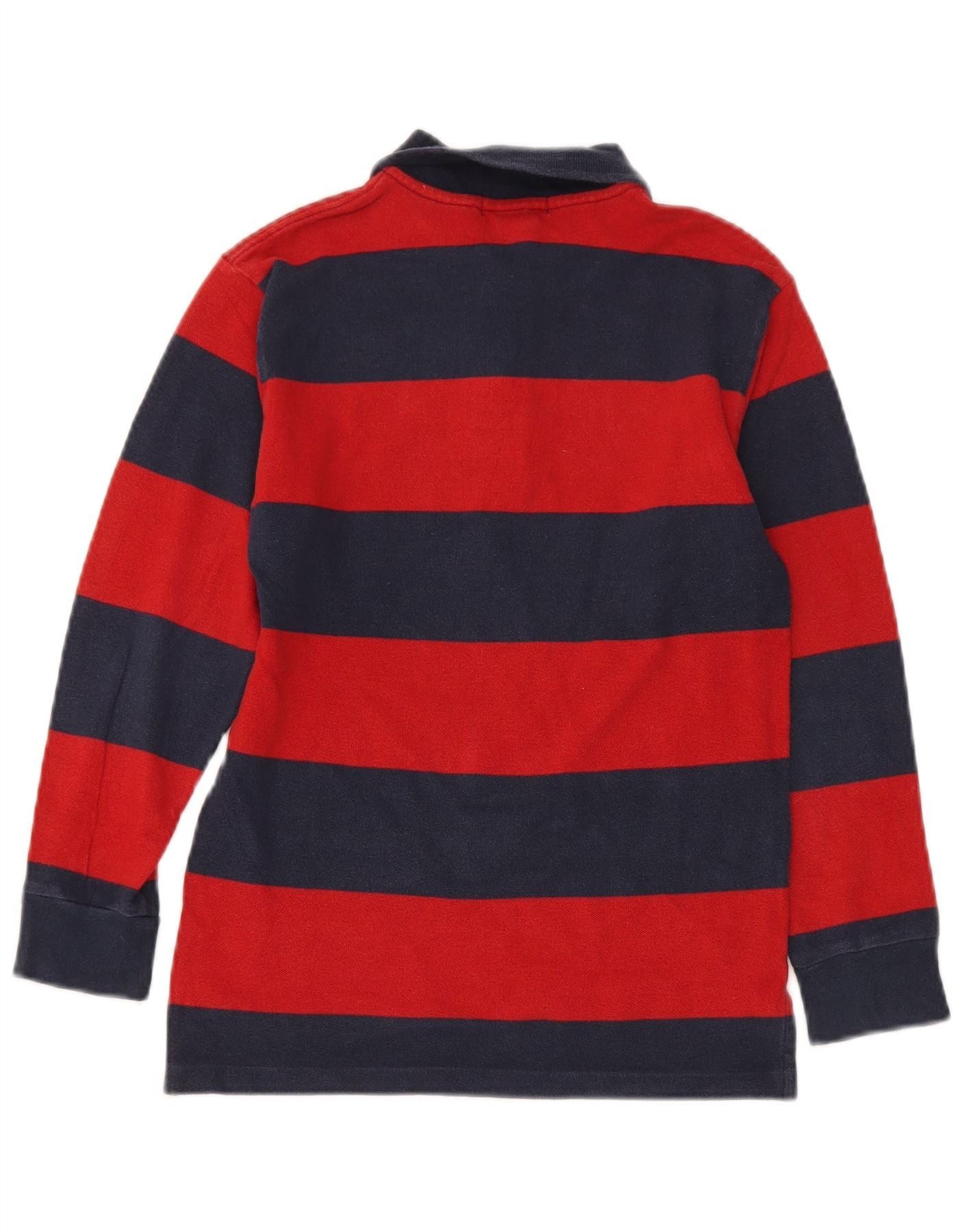 Polo Ralph Lauren Boys Long Sleeve Polo Shirt 7-8 Years Small Red Striped Size XXS / US 00 / IT 34 - 2 Thumbnail