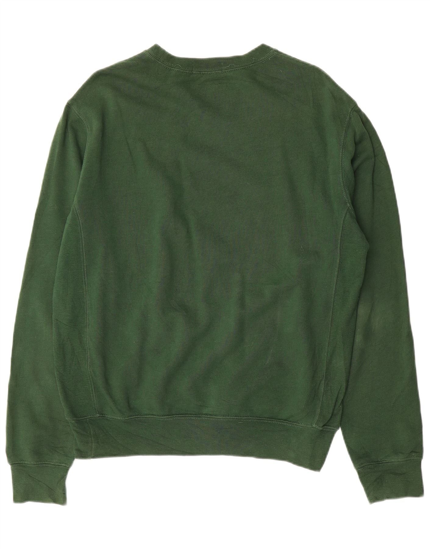 Polo Ralph Lauren Mens Sweatshirt Jumper Small Green Cotton Size US L / EU 52-54 / 3 - 2 Thumbnail