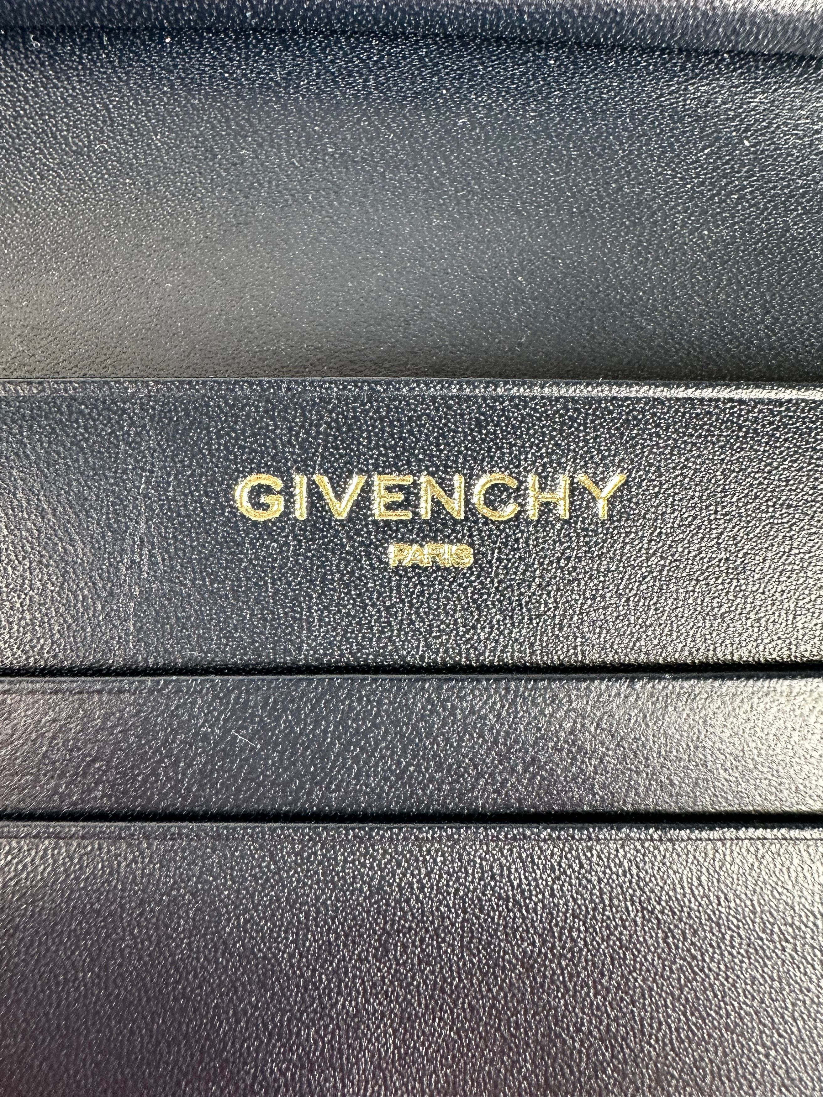 Givenchy Vintage Leather Logo Wallet Black Size ONE SIZE - 5 Thumbnail