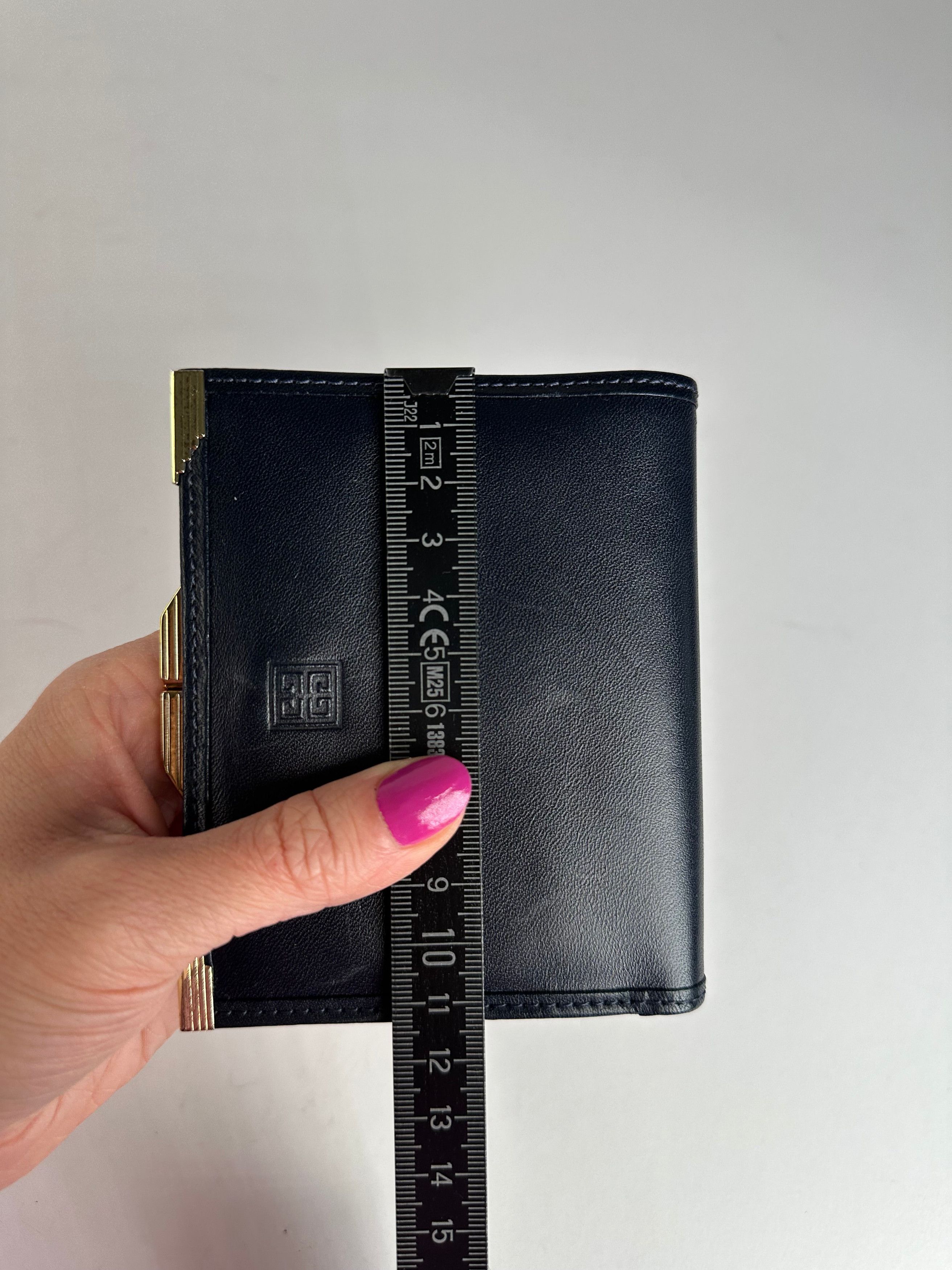 Givenchy Vintage Leather Logo Wallet Black Size ONE SIZE - 7 Thumbnail