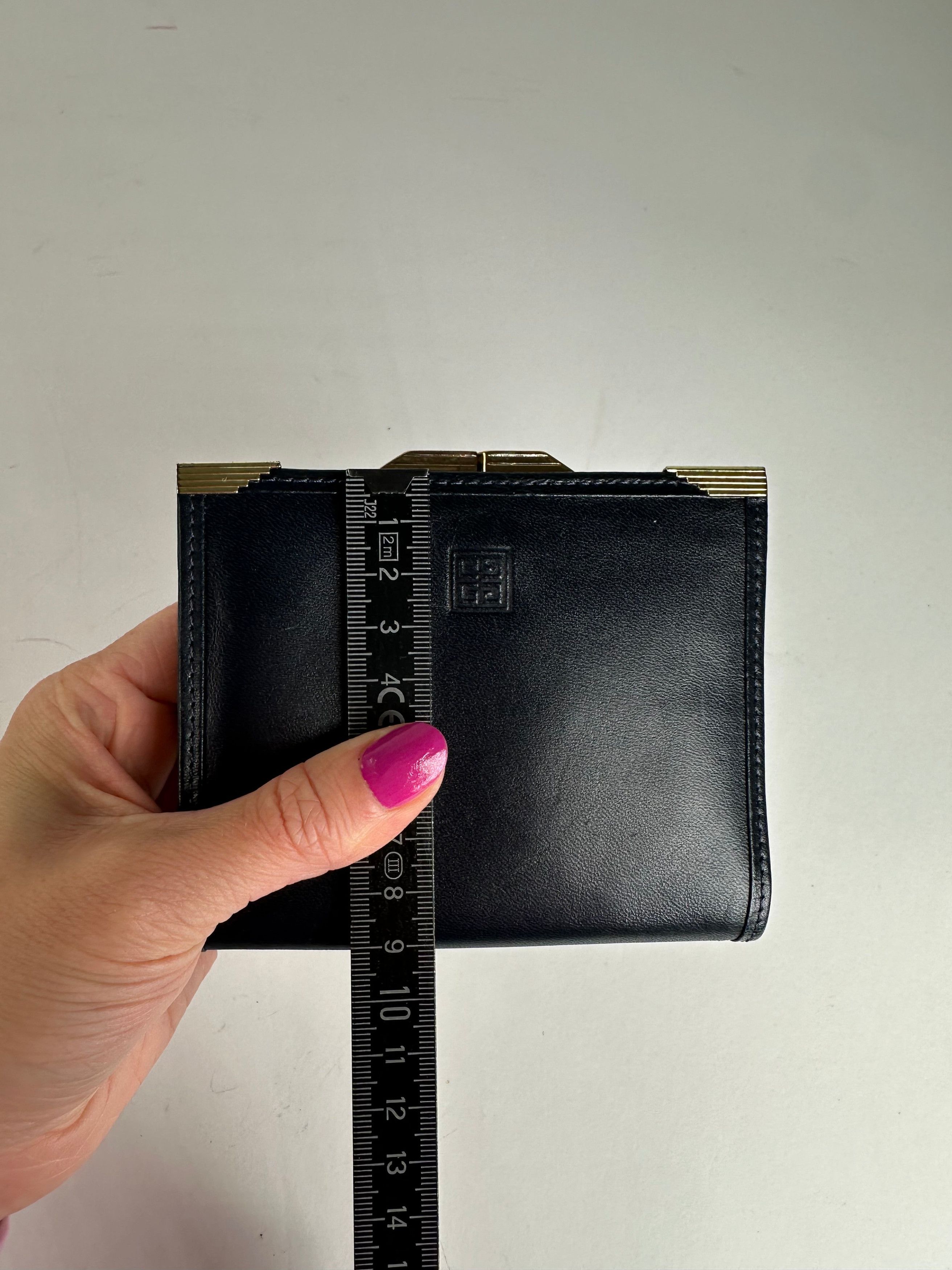 Givenchy Vintage Leather Logo Wallet Black Size ONE SIZE - 6 Thumbnail