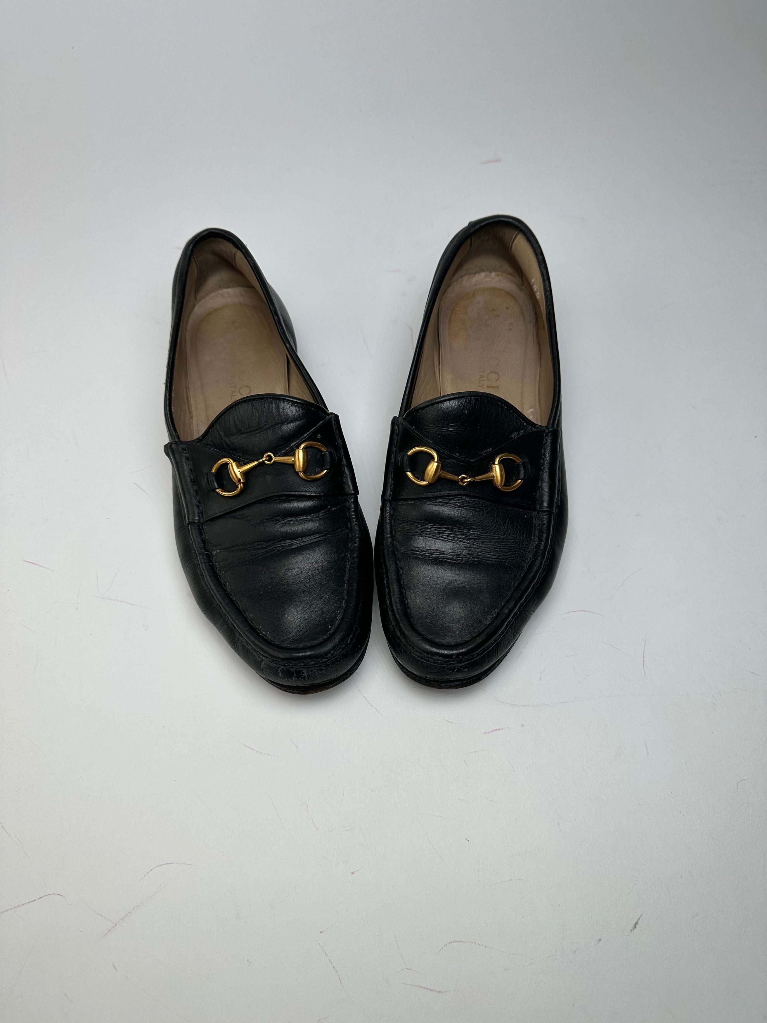Gucci Vintage Leather Horsebit Loafer 37,5 Size US 6.5 / IT 36.5 - 3 Thumbnail