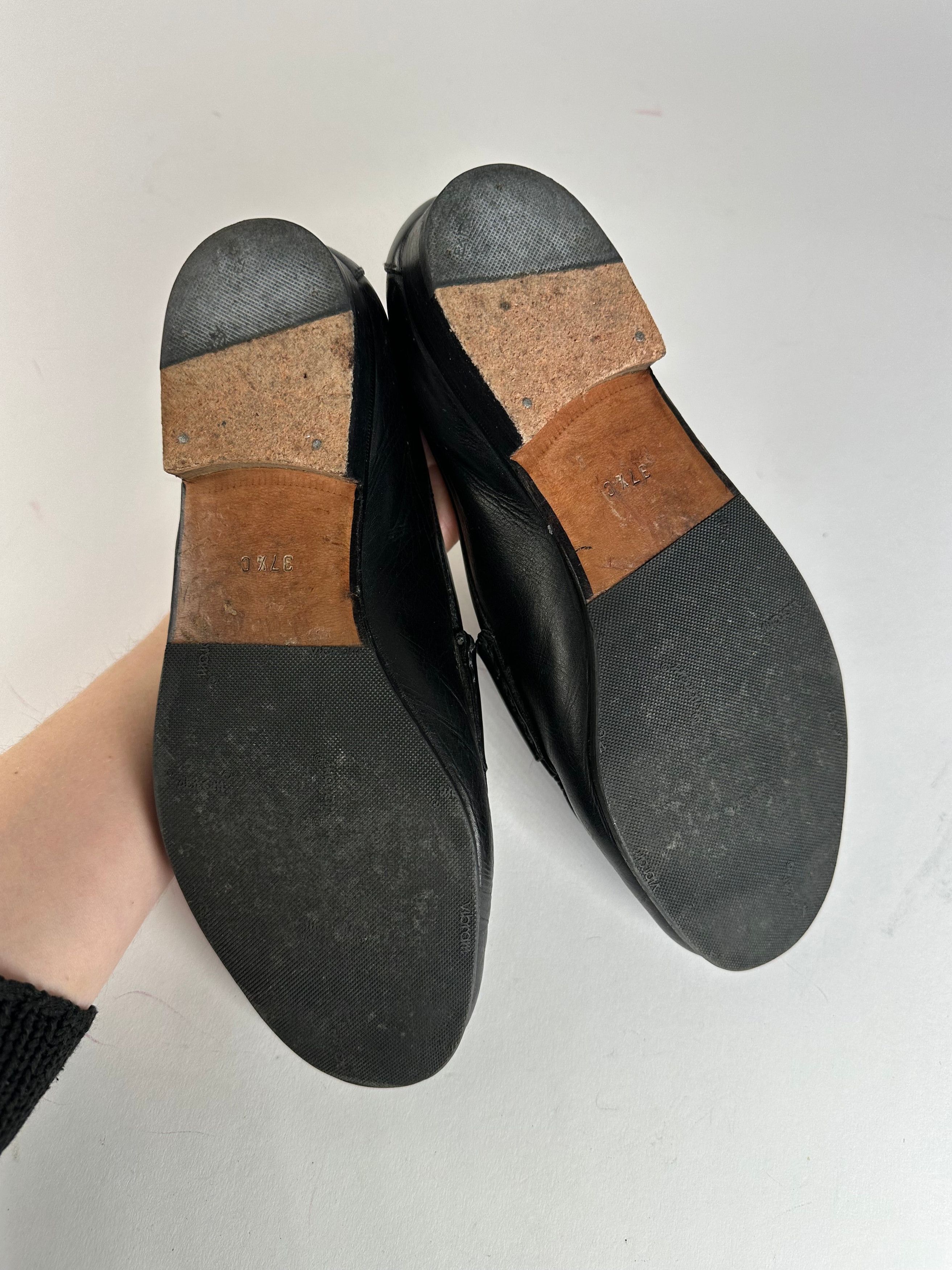 Gucci Vintage Leather Horsebit Loafer 37,5 Size US 6.5 / IT 36.5 - 8 Thumbnail
