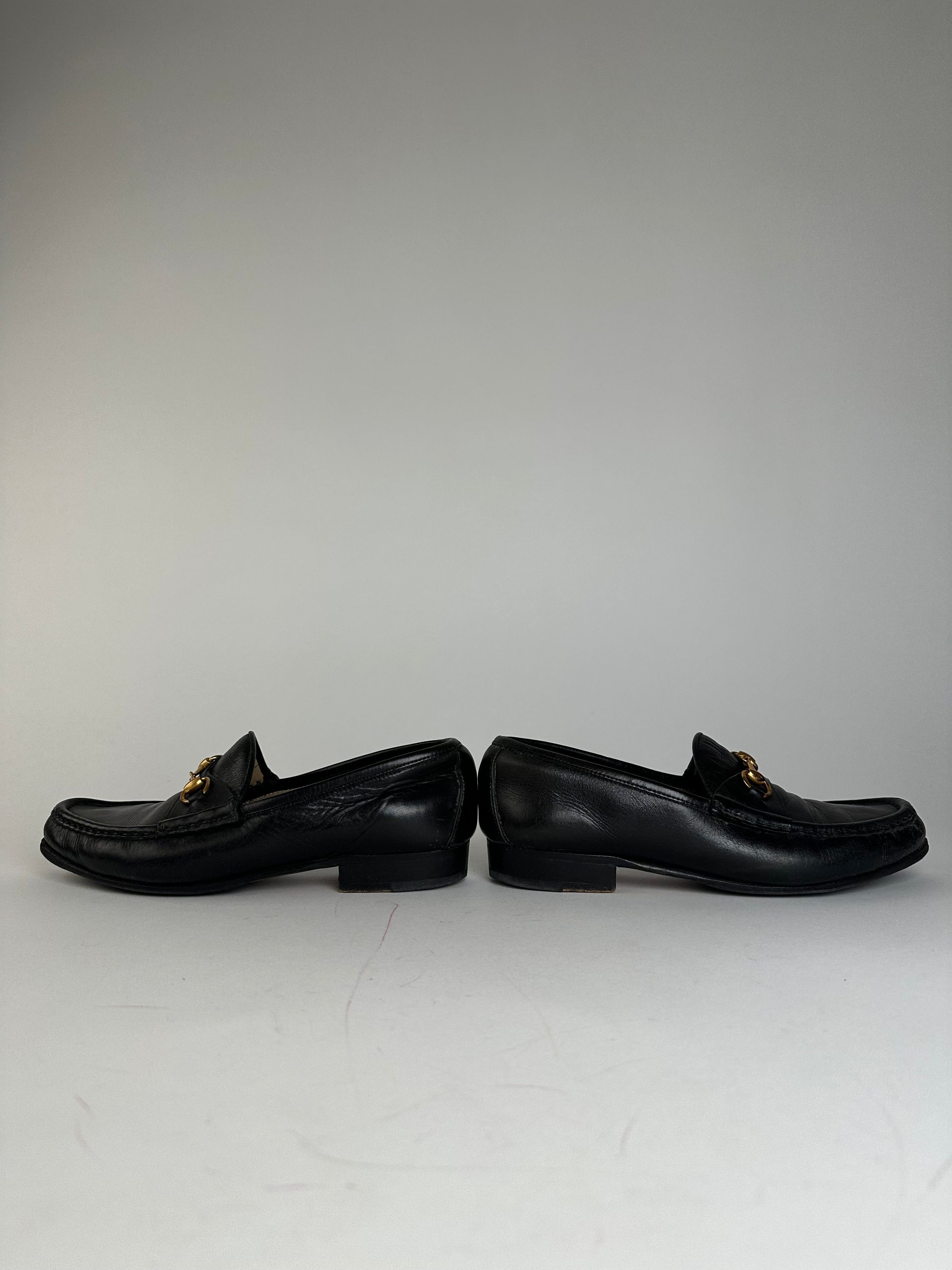 Gucci Vintage Leather Horsebit Loafer 37,5 Size US 6.5 / IT 36.5 - 7 Thumbnail