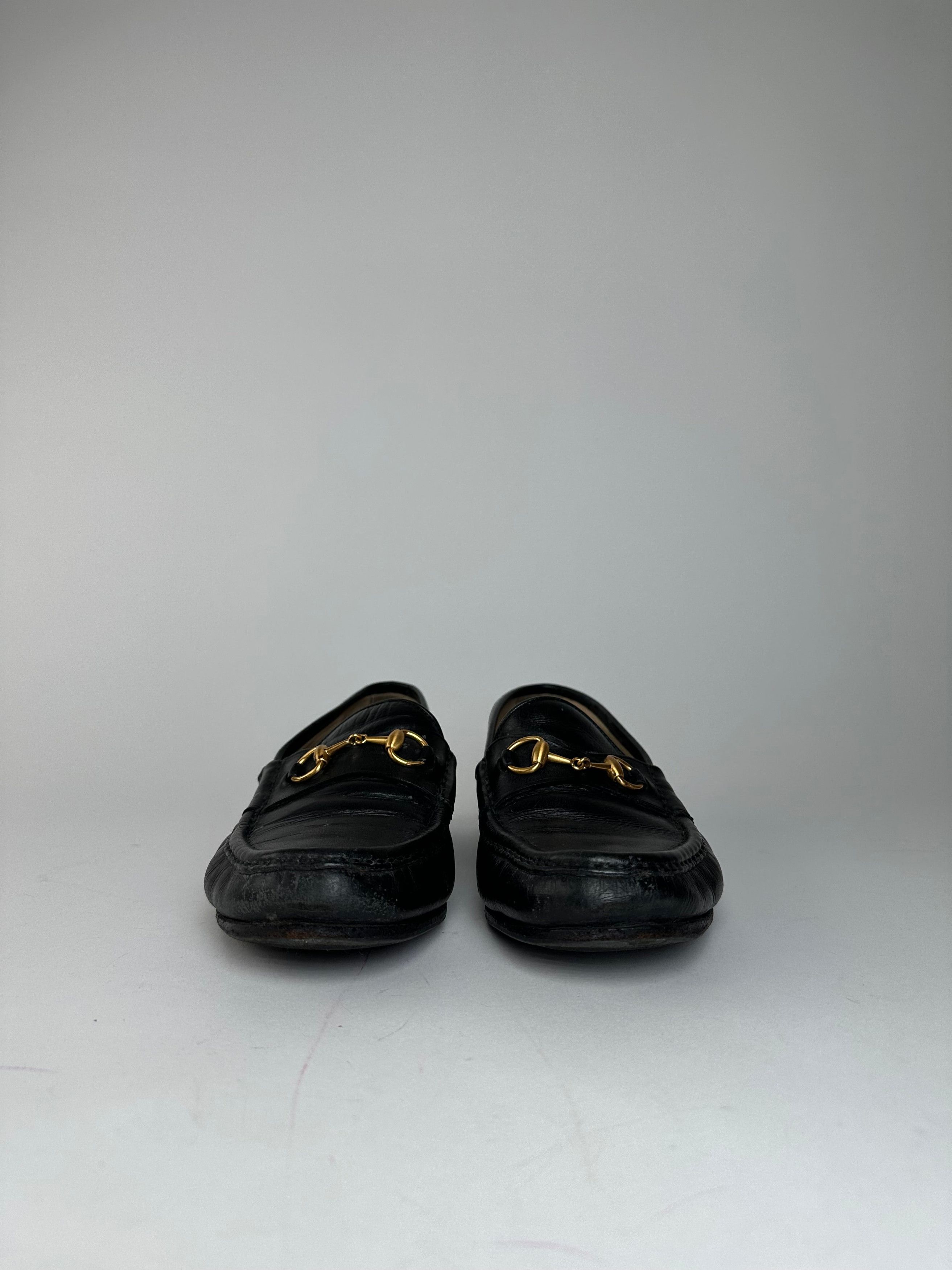 Gucci Vintage Leather Horsebit Loafer 37,5 Size US 6.5 / IT 36.5 - 4 Thumbnail