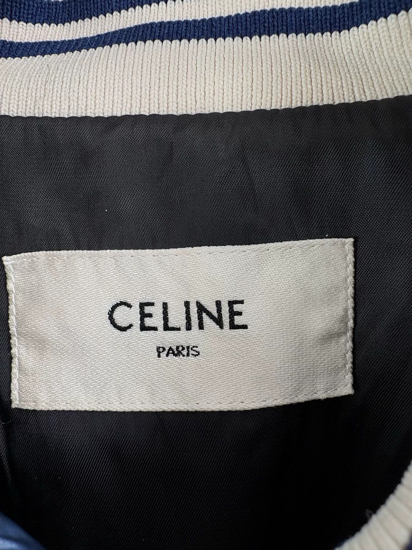 Celine Celine Logo Lightweight Bomber Jacket Size 48 Size US M / EU 48-50 / 2 - 4 Thumbnail