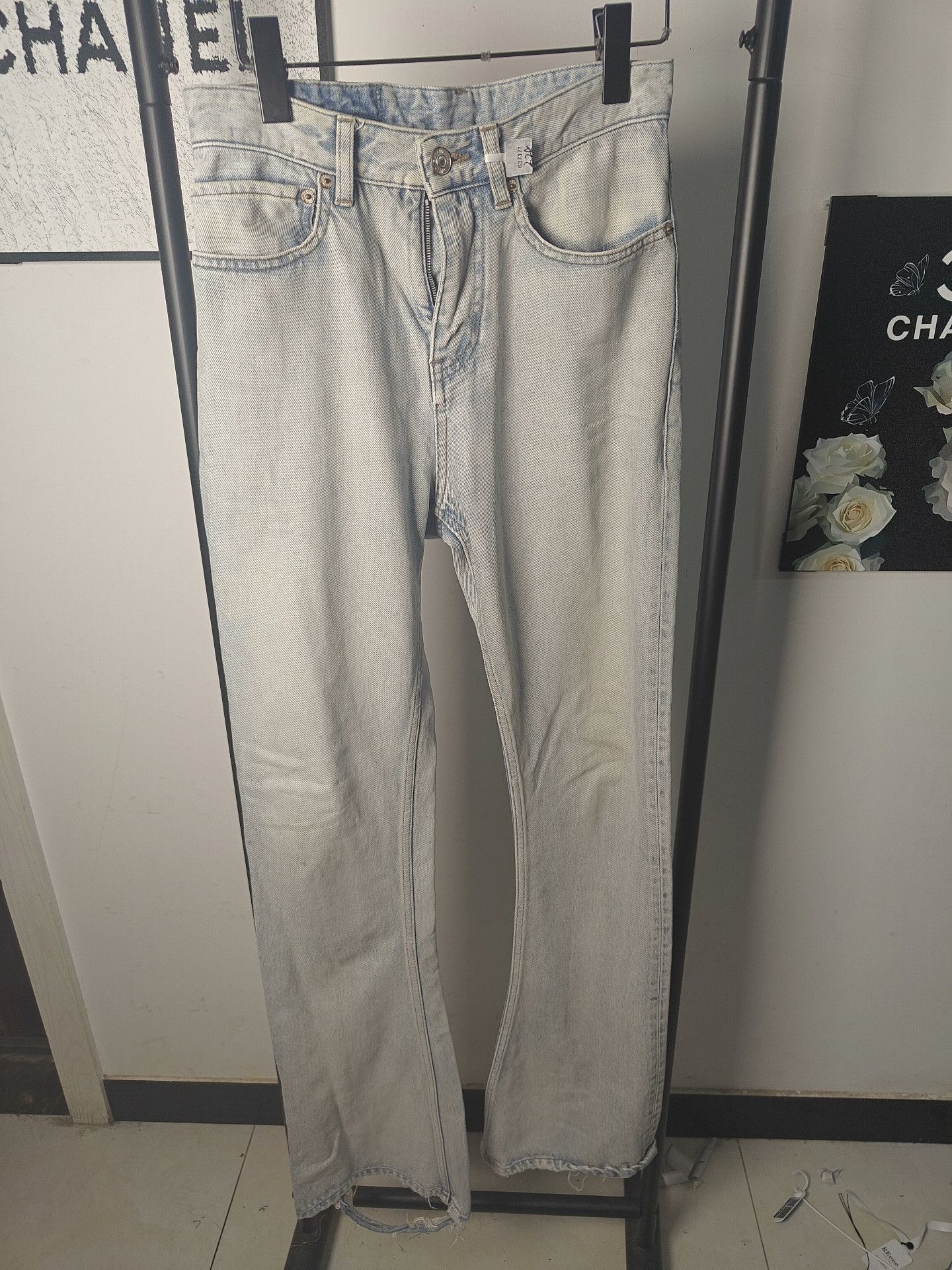 Balenciaga Balenciaga Denim White Denim Jeans 28 Men Size US 28 / EU 44 - 2 Thumbnail