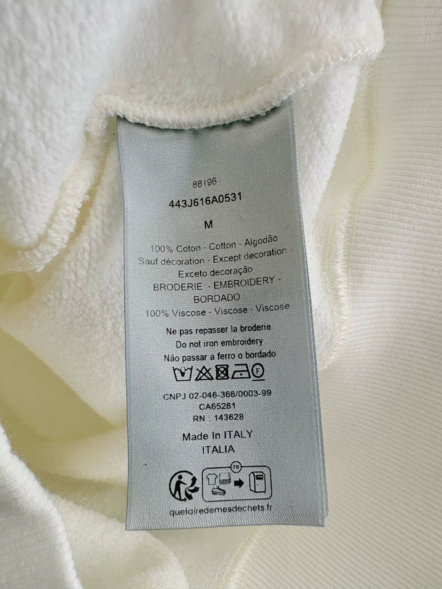 Dior Dior Christian Dior Logo Half-Zip Sweatshirt Size M Size US M / EU 48-50 / 2 - 5 Thumbnail