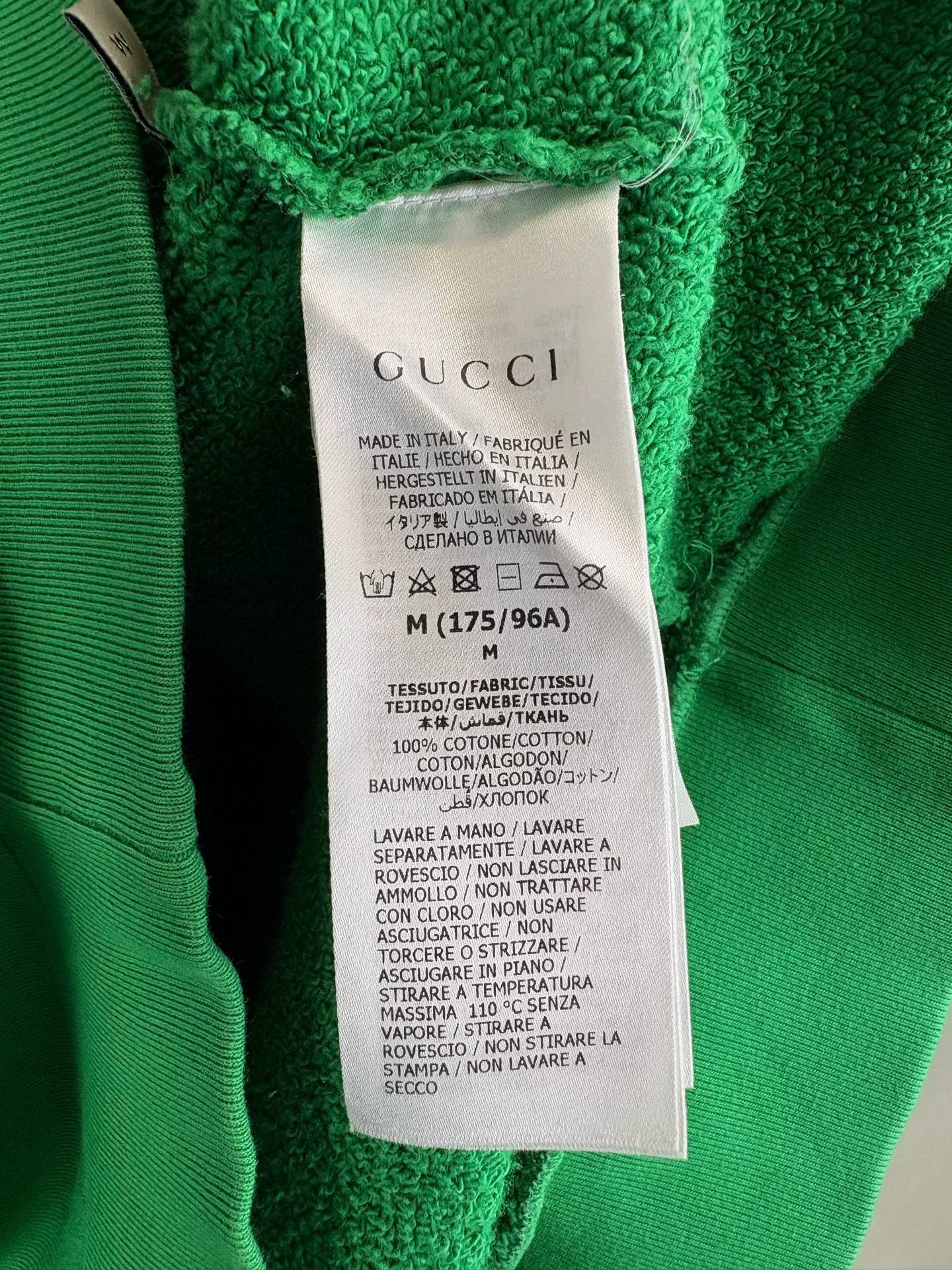 Gucci Gucci Tiger Print Green Sweatshirt Size M Size US M / EU 48-50 / 2 - 5 Thumbnail