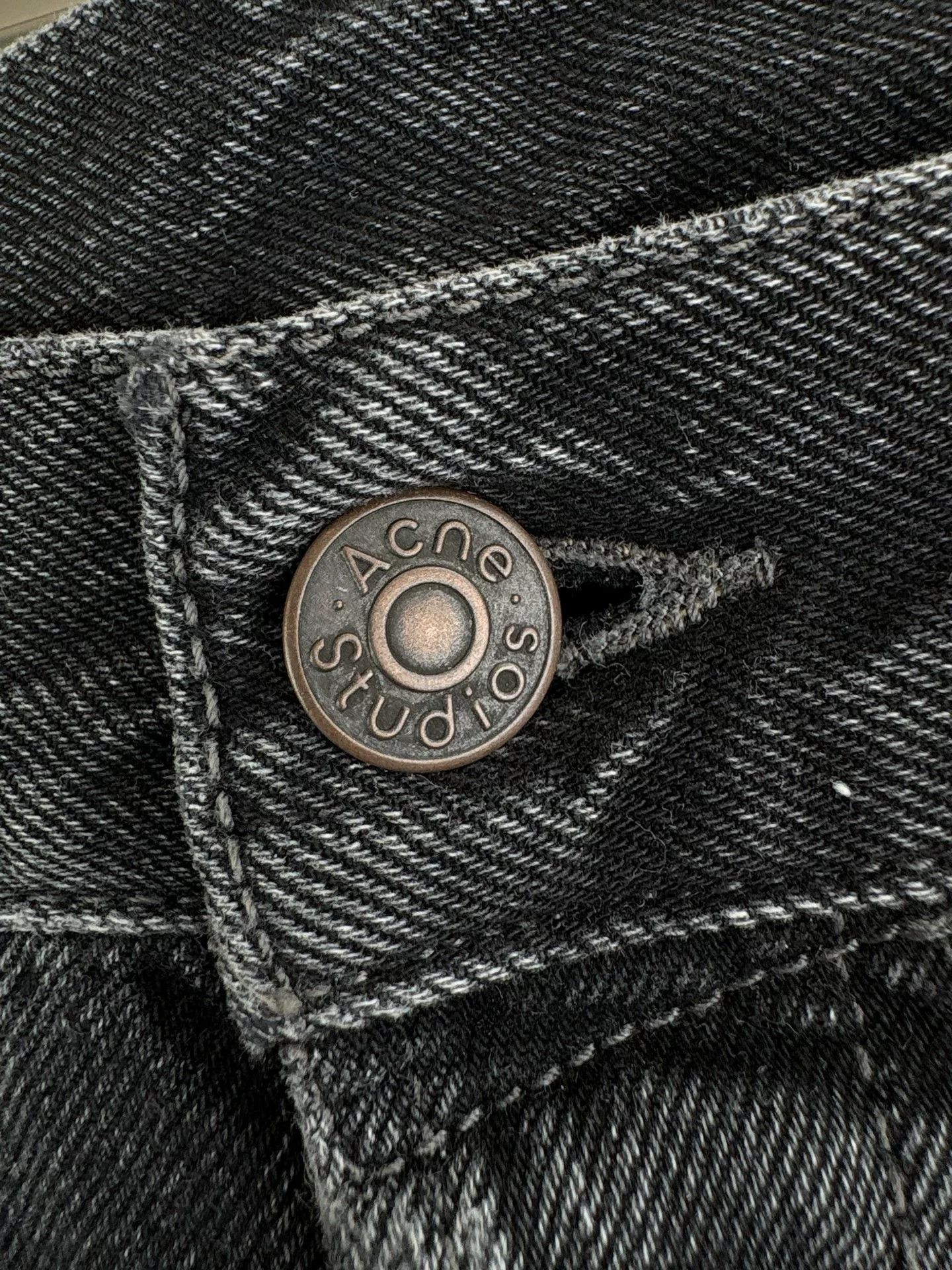 Acne Studios Acne Studios 2021M Vintage Black Jeans Size 31 Size US 31 - 3 Thumbnail