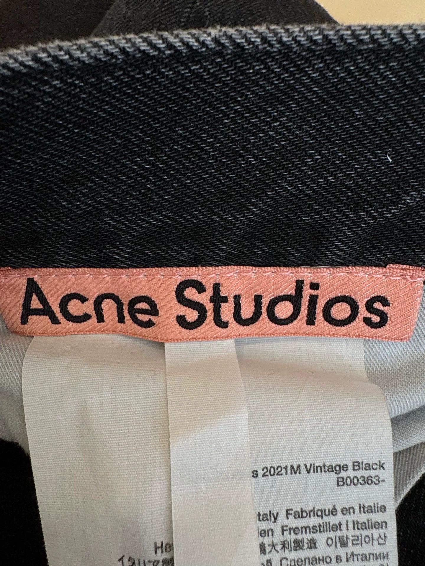 Acne Studios Acne Studios 2021M Vintage Black Jeans Size 31 Size US 31 - 5 Thumbnail