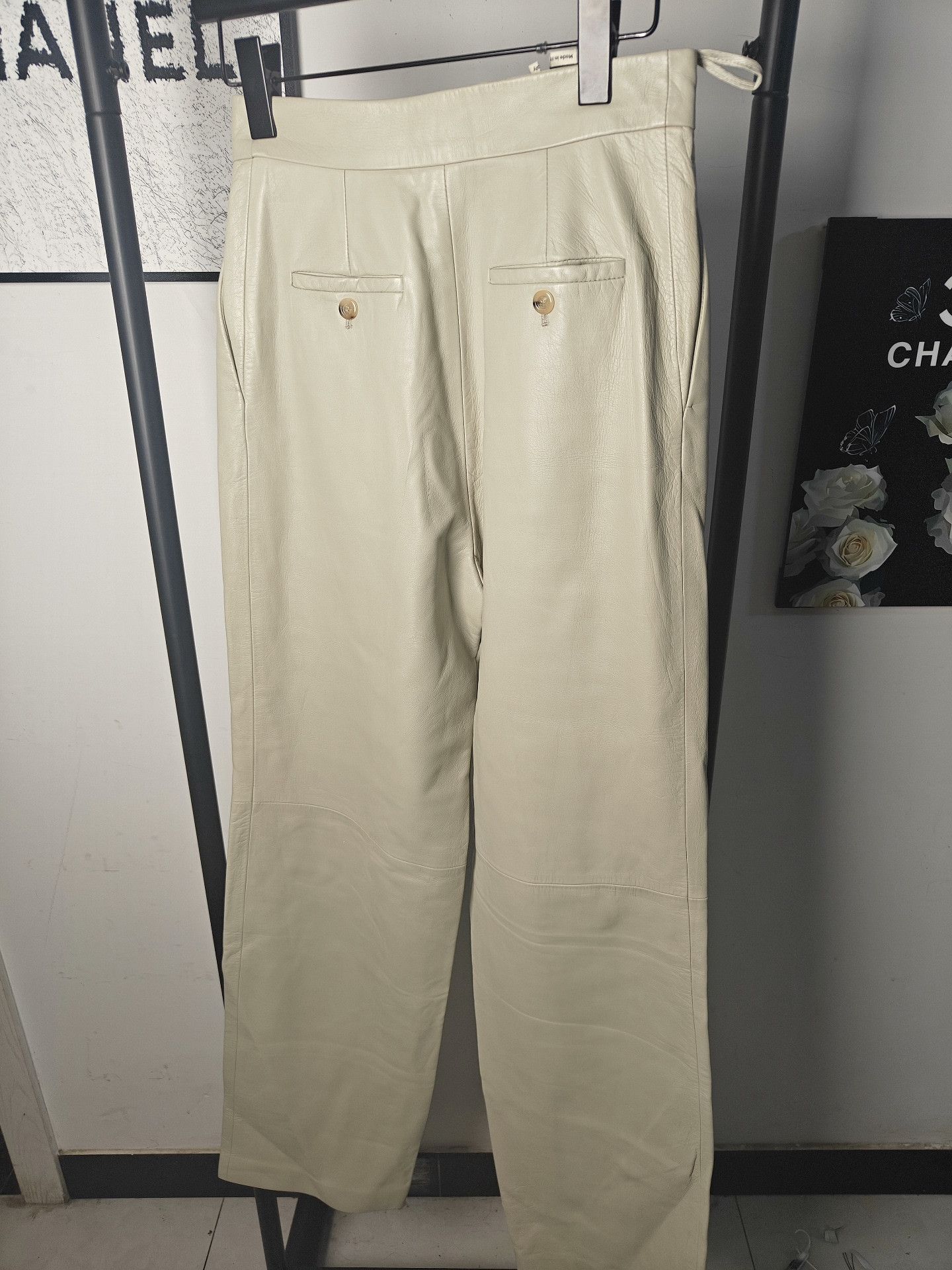 Gucci Gucci Leather White Casual Pants 34 Men Size US 34 / EU 50 - 2 Thumbnail