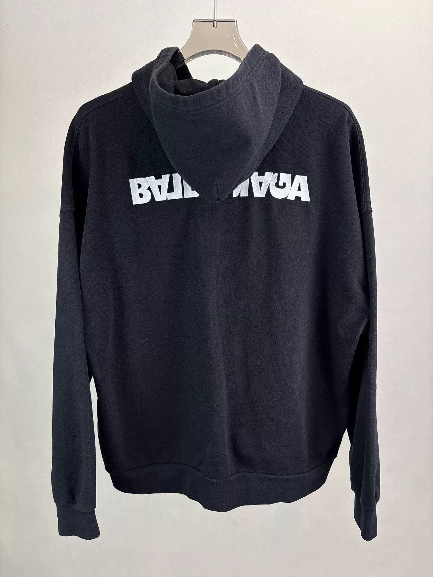 Balenciaga Balenciaga Inverted Logo Zip Hoodie Size 2 Size US M / EU 48-50 / 2 - 2 Thumbnail