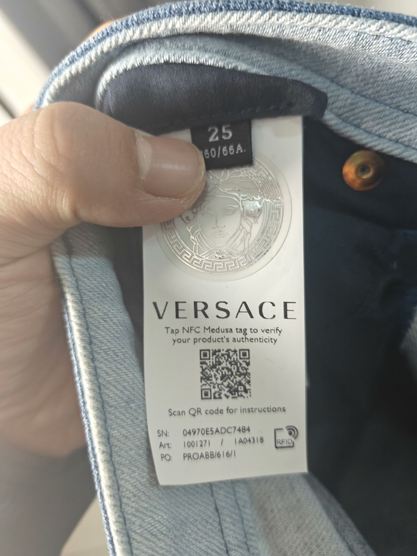 Versace Versace Denim White Denim Jeans 30 Men Size US 30 / EU 46 - 3 Thumbnail