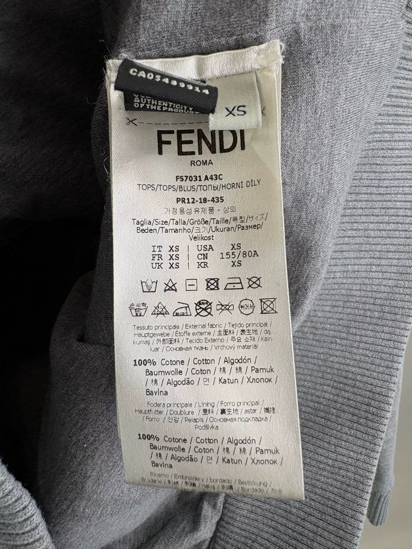 Fendi Fendi Sequin Logo Zip Hoodie XS Size XS / US 0-2 / IT 36-38 - 6 Thumbnail