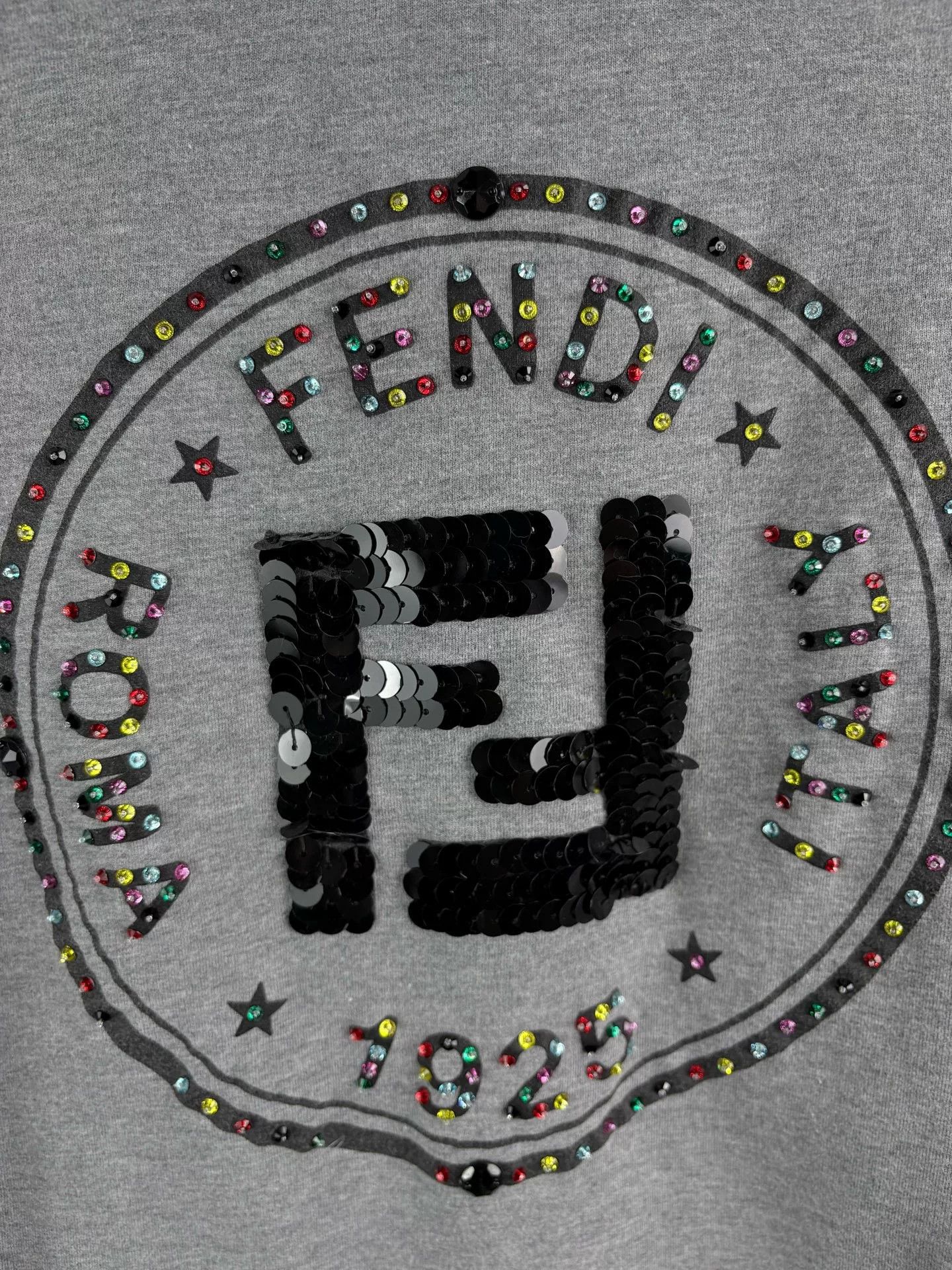Fendi Fendi Sequin Logo Zip Hoodie XS Size XS / US 0-2 / IT 36-38 - 4 Thumbnail
