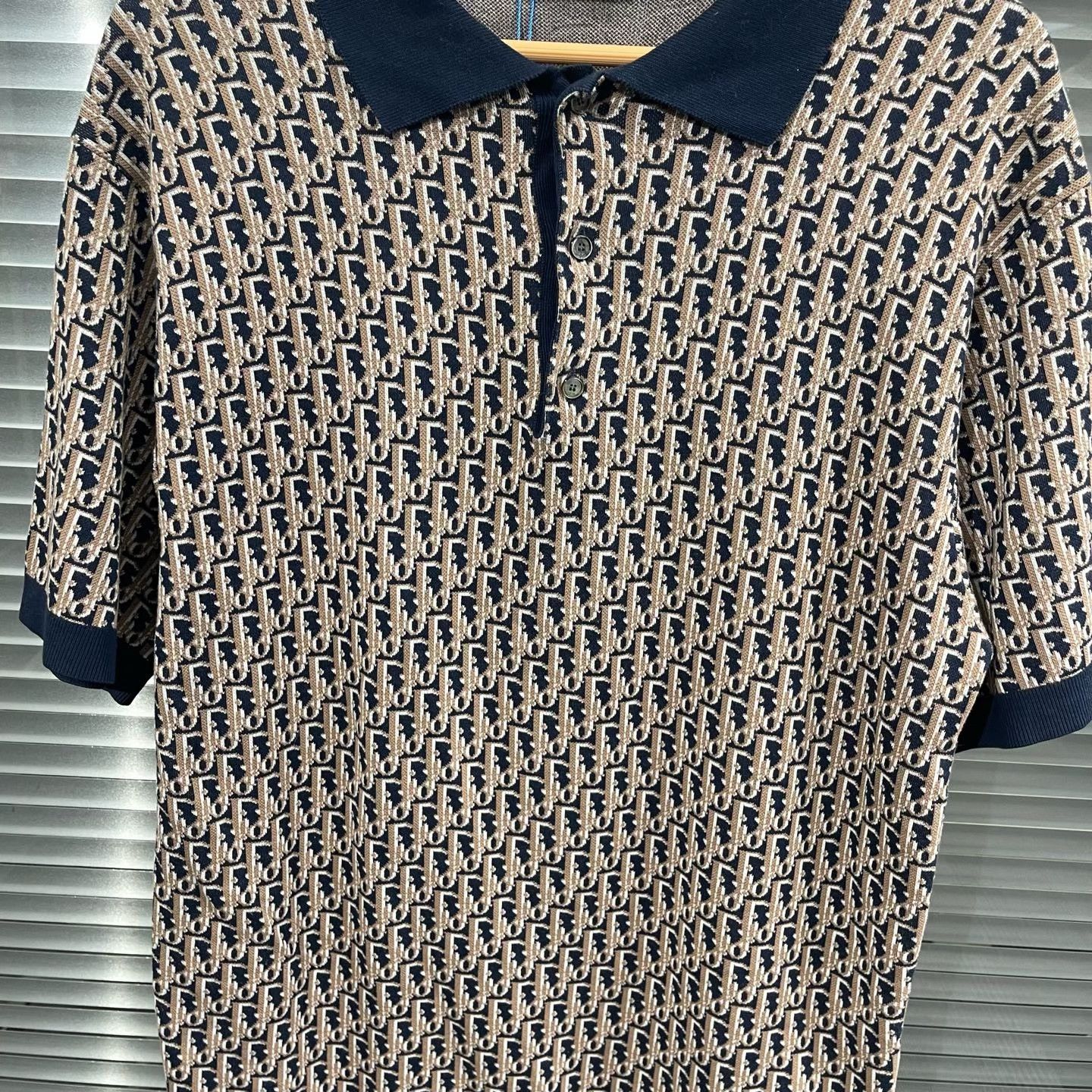 Dior Dior Oblique Monogram Polo Shirt Size S Size US S / EU 44-46 / 1 - 4 Thumbnail