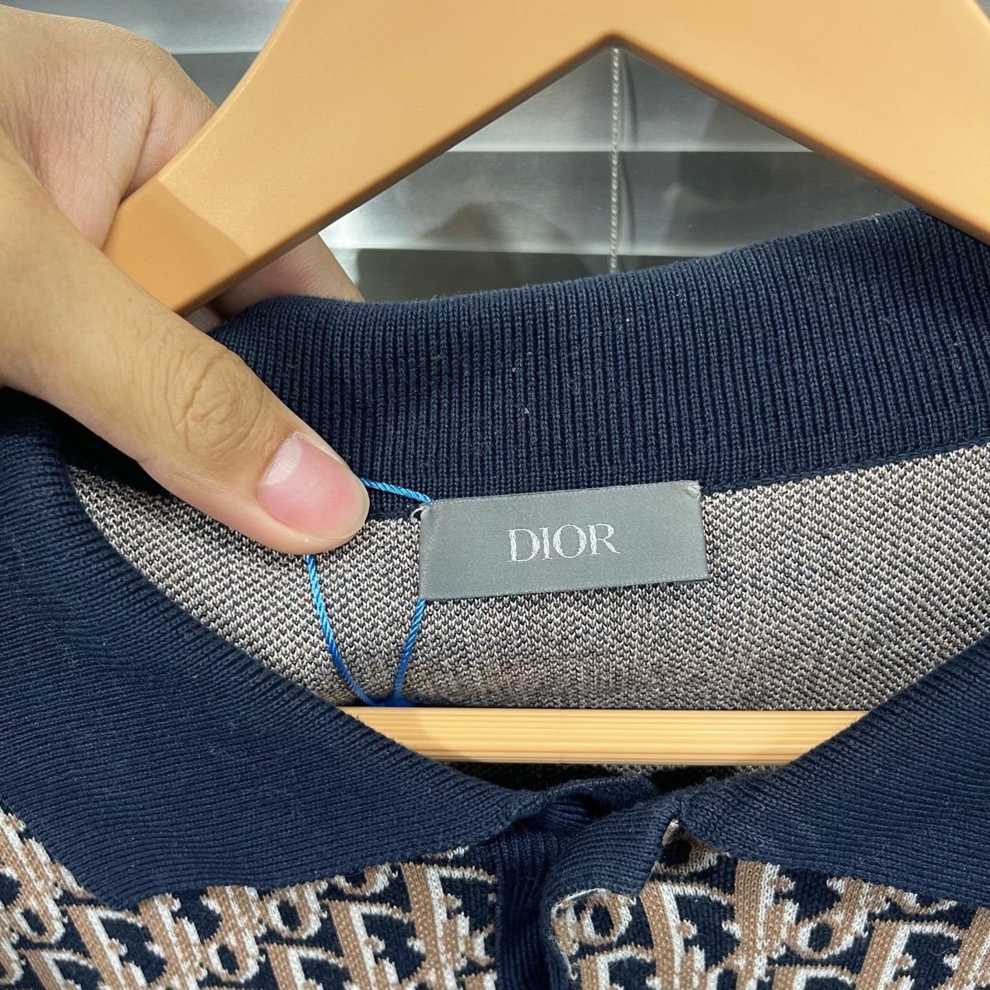 Dior Dior Oblique Monogram Polo Shirt Size S Size US S / EU 44-46 / 1 - 3 Thumbnail