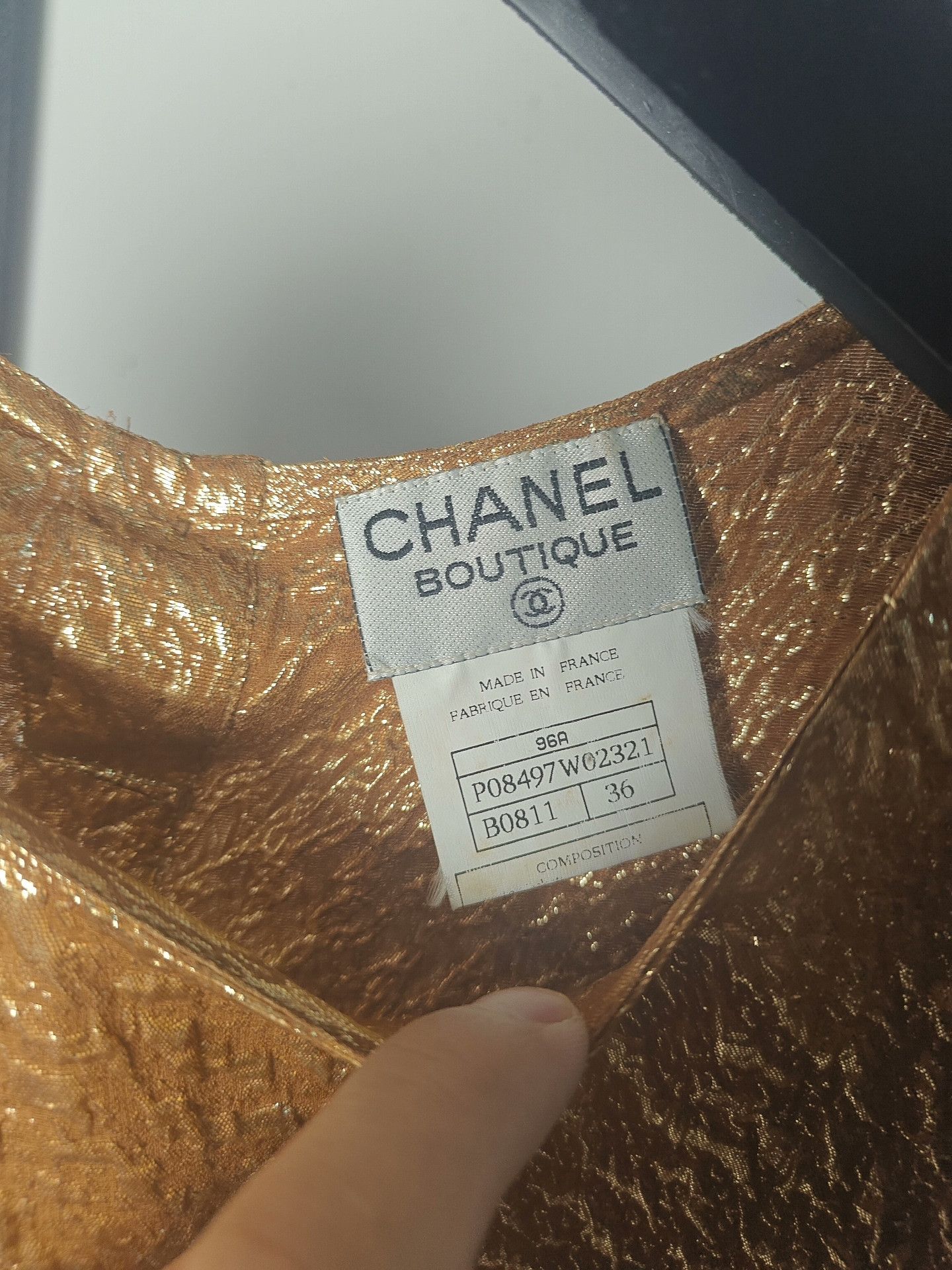 Chanel Chanel Gold Tank Top M Women Size M / US 6-8 / IT 42-44 - 3 Thumbnail