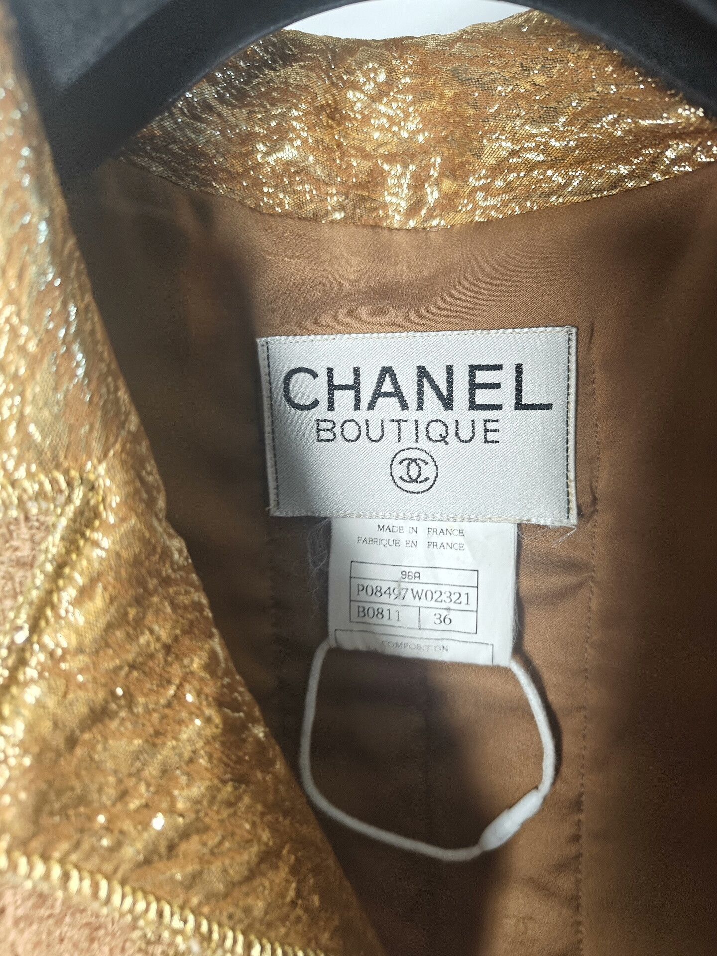 Chanel Chanel White Jacket M Women Size M / US 6-8 / IT 42-44 - 4 Thumbnail