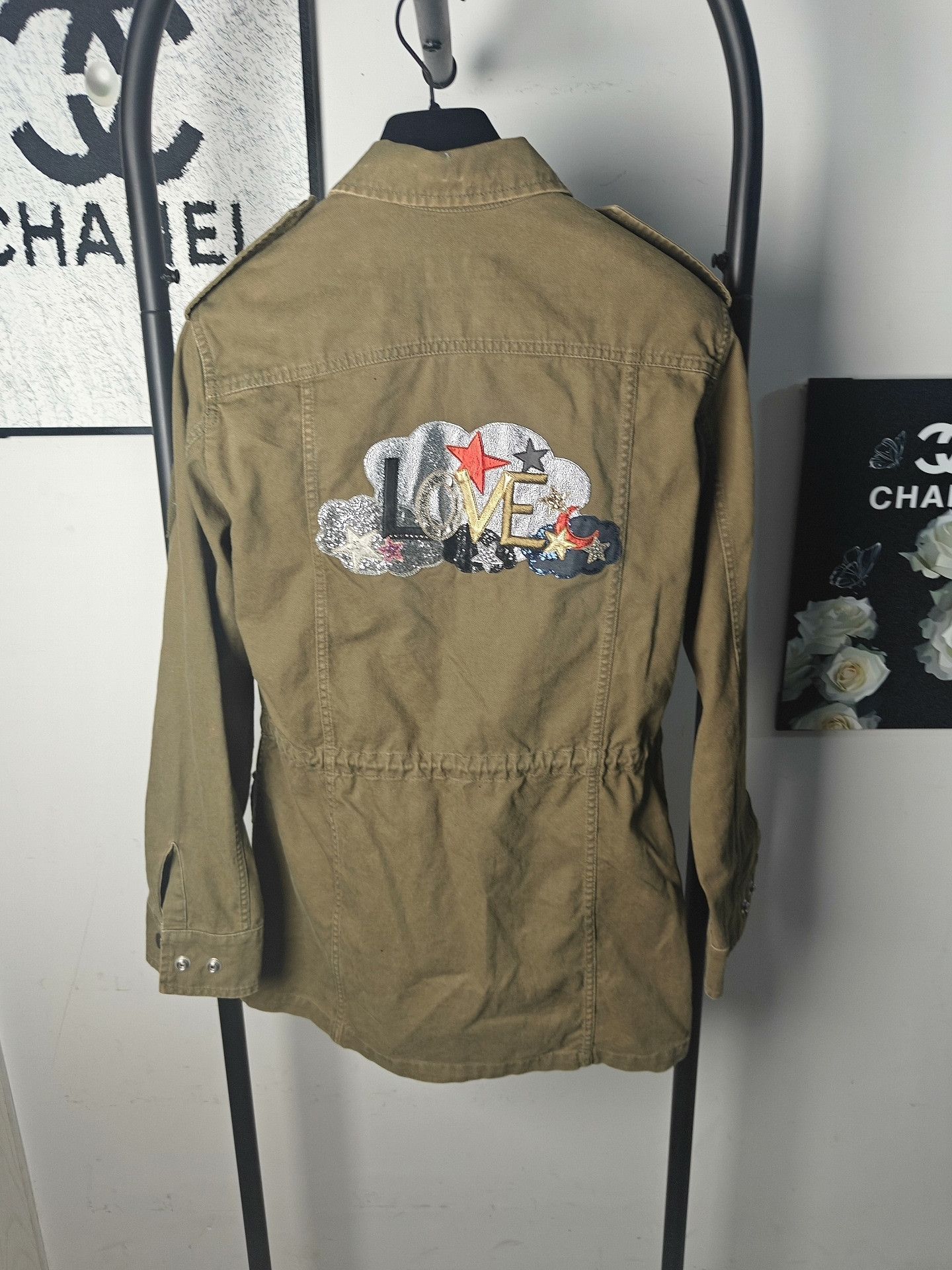 Saint Laurent Paris Saint Laurent Paris Cargo White Jacket M Women Size M / US 6-8 / IT 42-44 - 2 Thumbnail